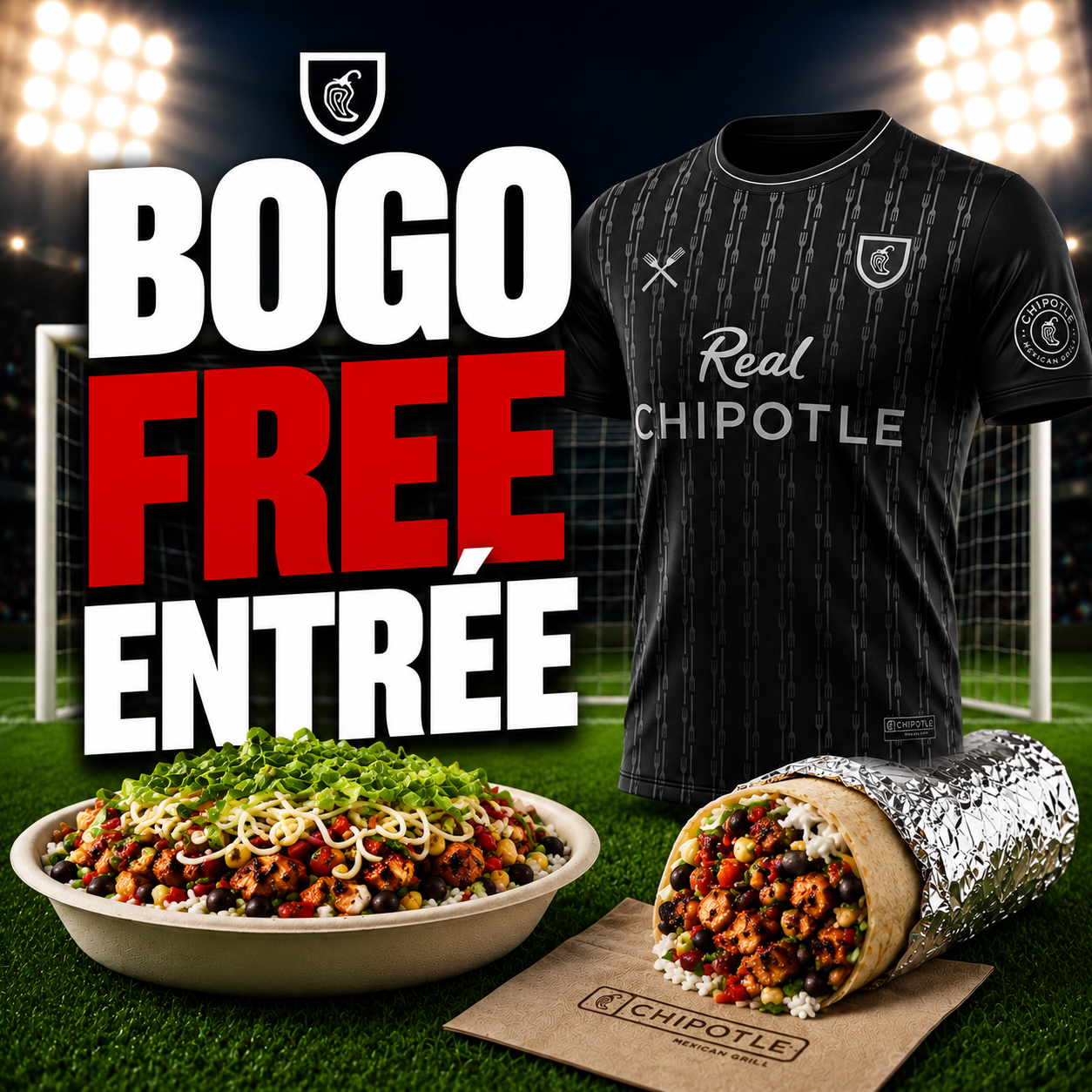 Chipotle BOGO Free Entrees