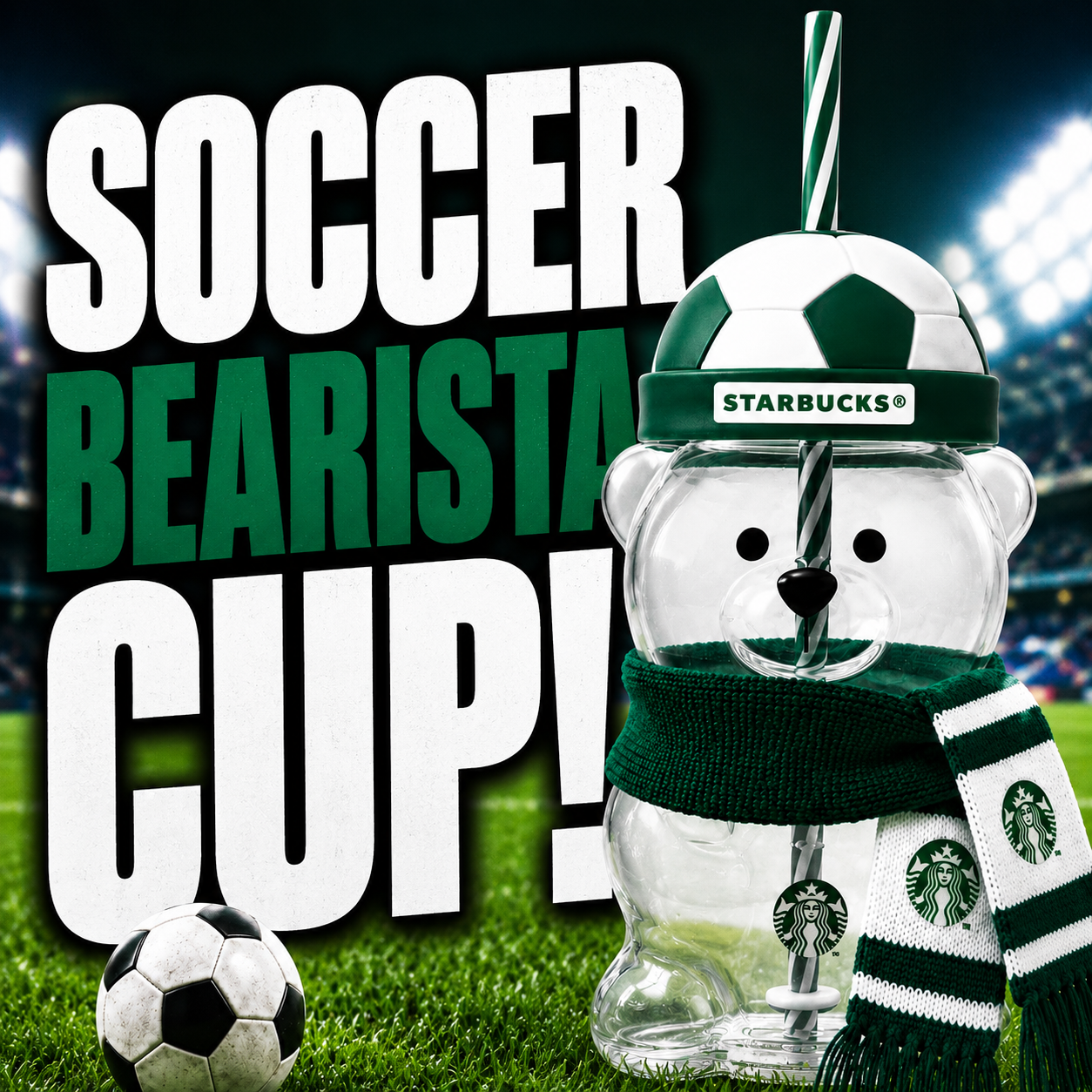 Starbucks Soccer Bearista Cup