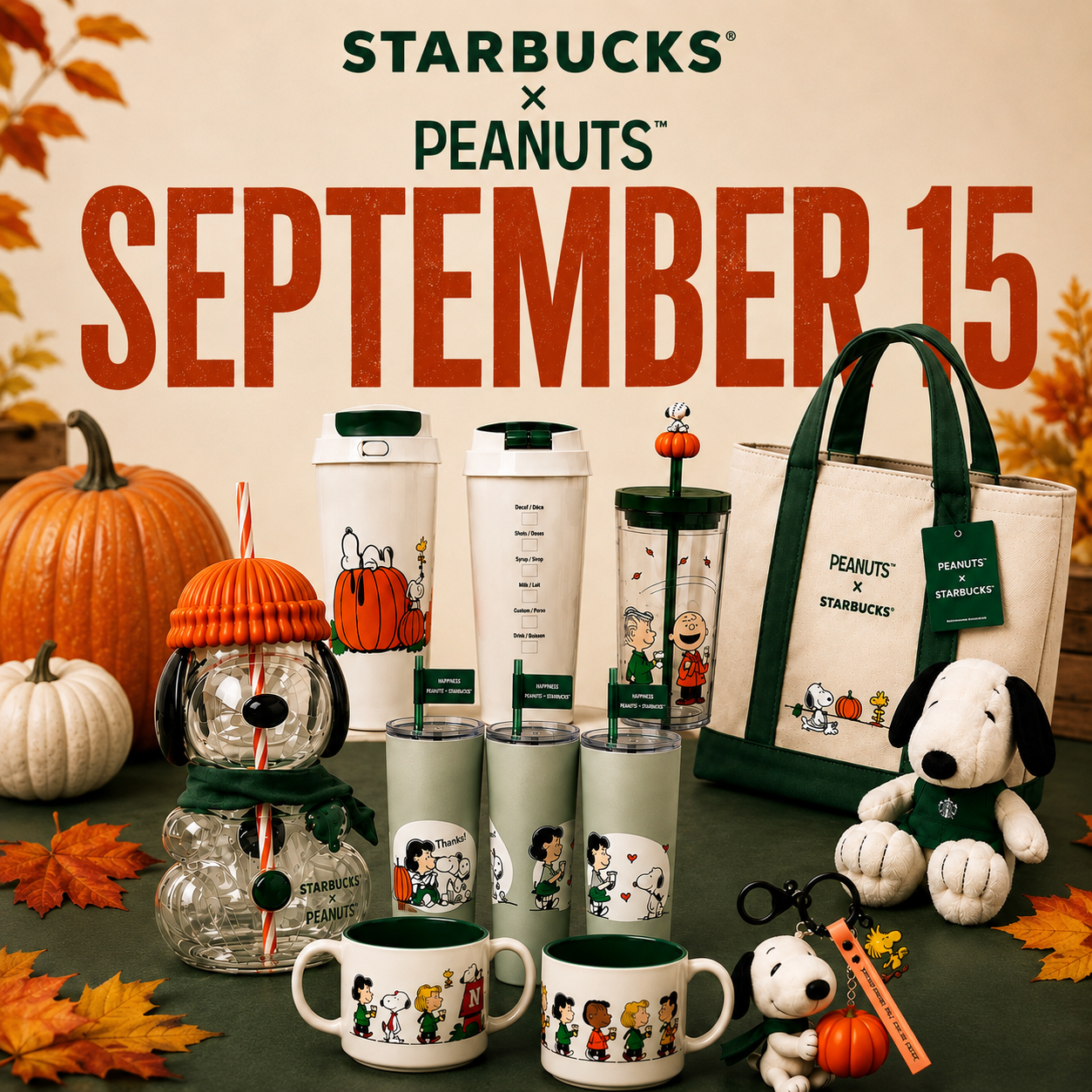 Starbucks x Peanuts Collection