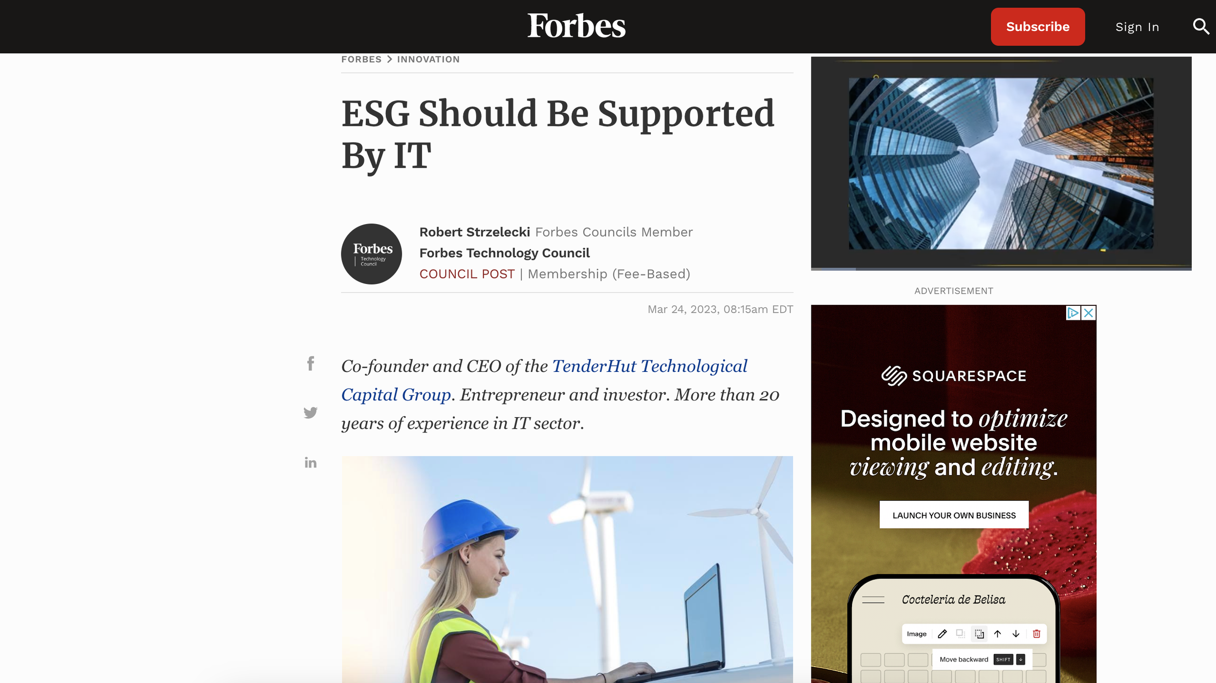 ESG Should Be Supported By IT