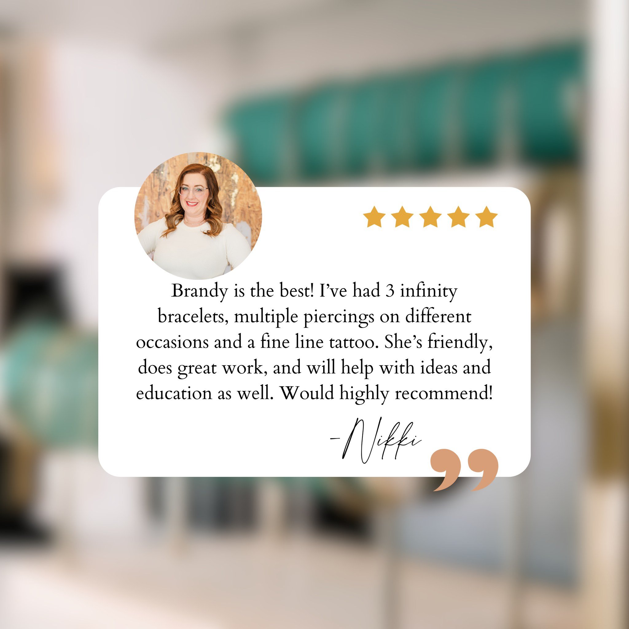We are so grateful when you take the time to leave us a great review! We love serving you! 
⭐⭐⭐⭐⭐
Book your appointment now at www.meadowandcharm.com