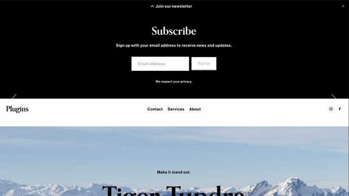 Will-Myers-Squarespace-Plugin-Mega Announcement Bar