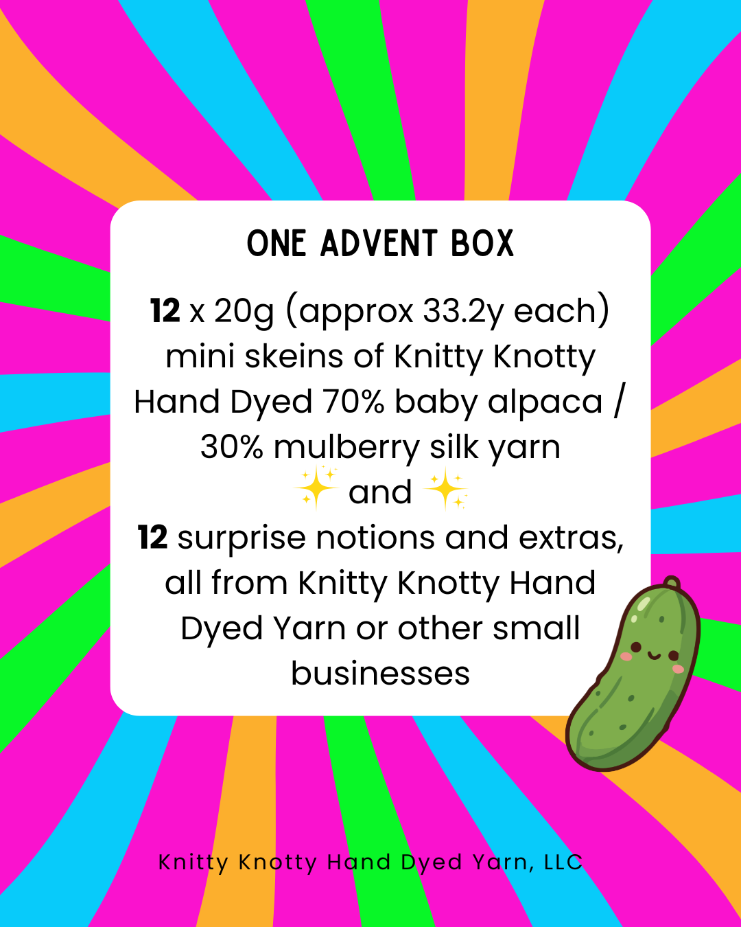 2026 Yarn Advent Box