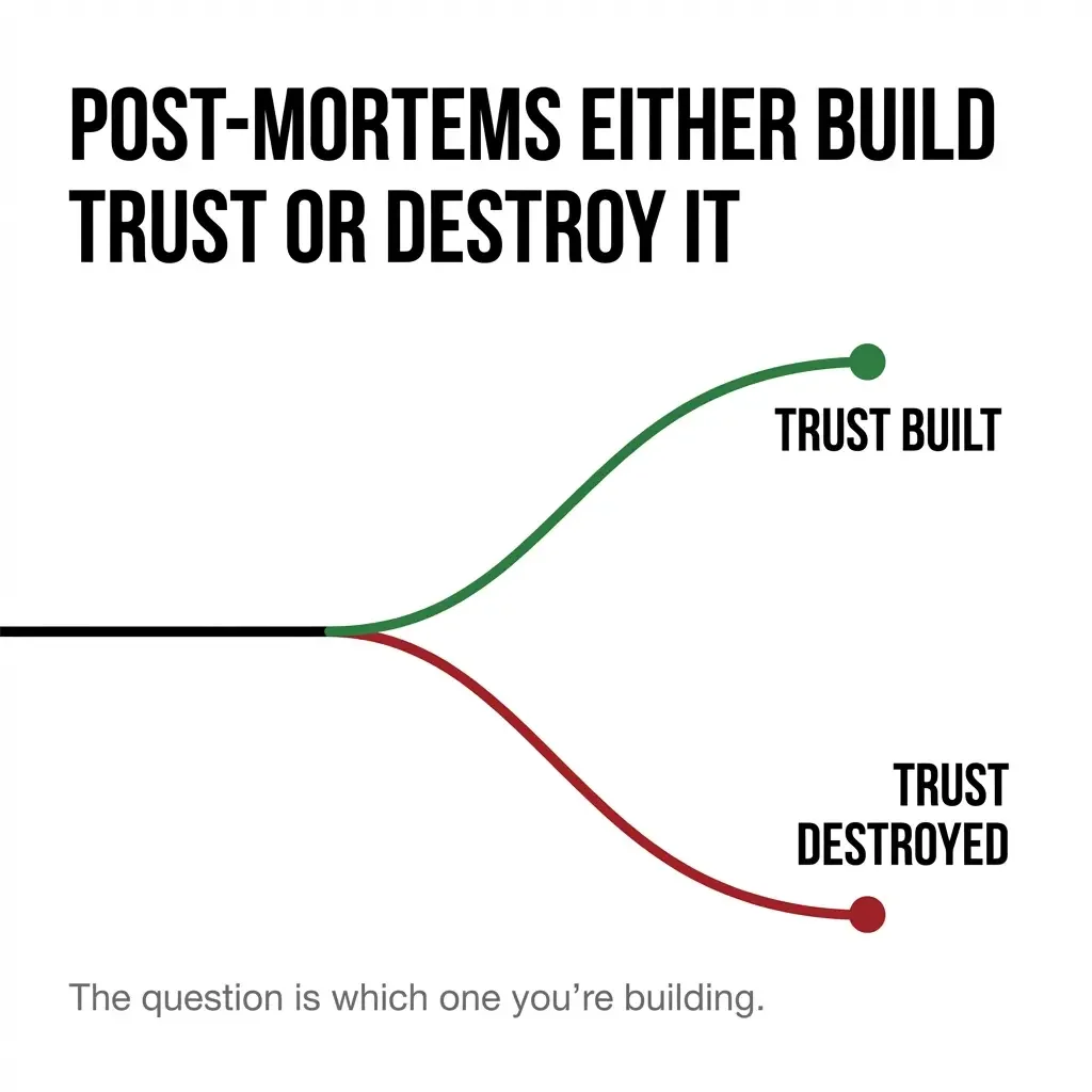 Post-Mortems That Don't Kill Trust
