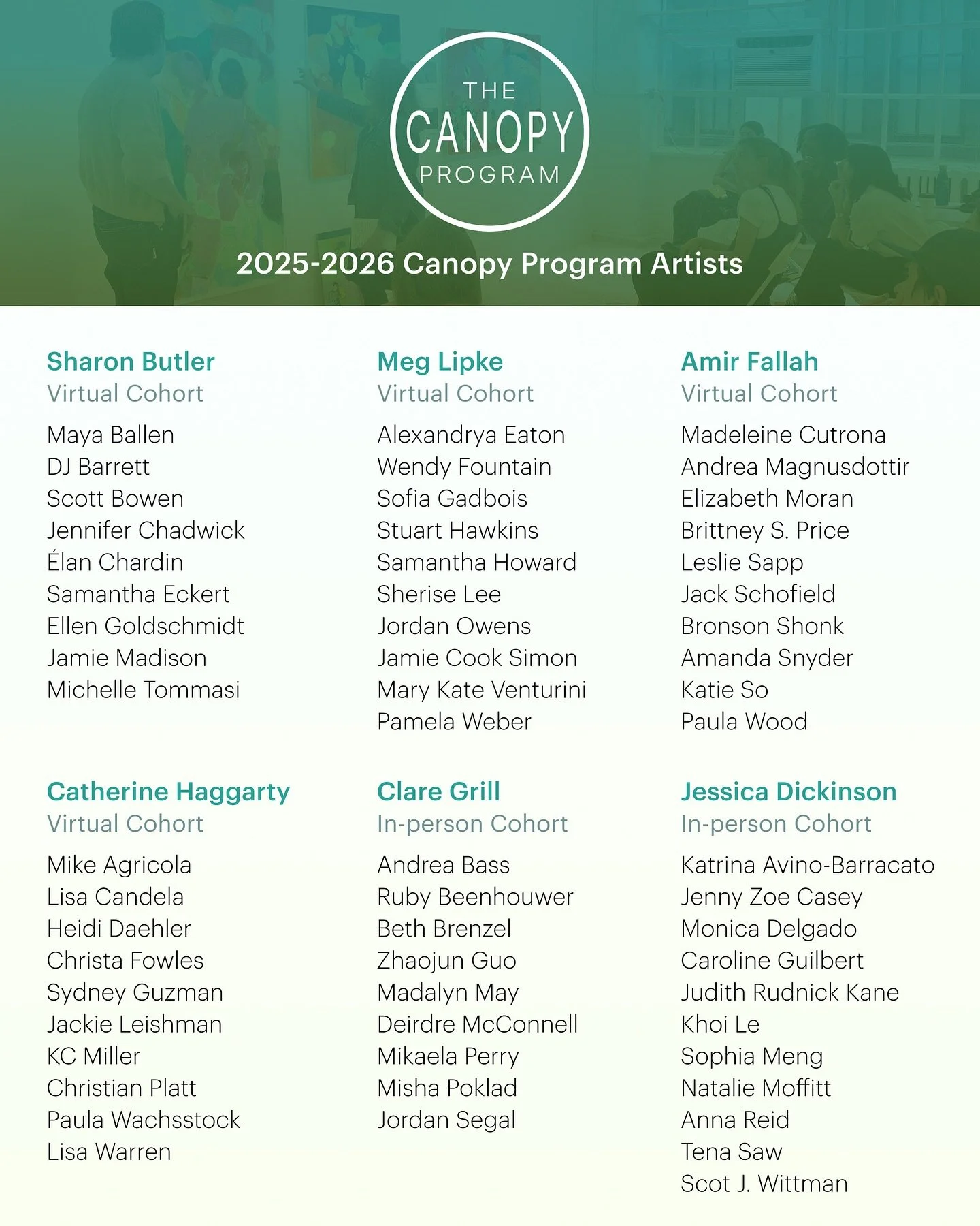 Long overdue but here it is!!: 
So thrilled to be part of the @the_canopy_program_ within the 2025-2026 @onwardsteadfast cohort!
These gatherings have been very insightful and thought provoking so far. I am thrilled to be able to give this time and a