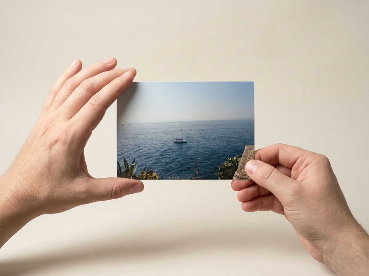 Postcards from Elsewhere - Boat on the Adriatic, Croatia