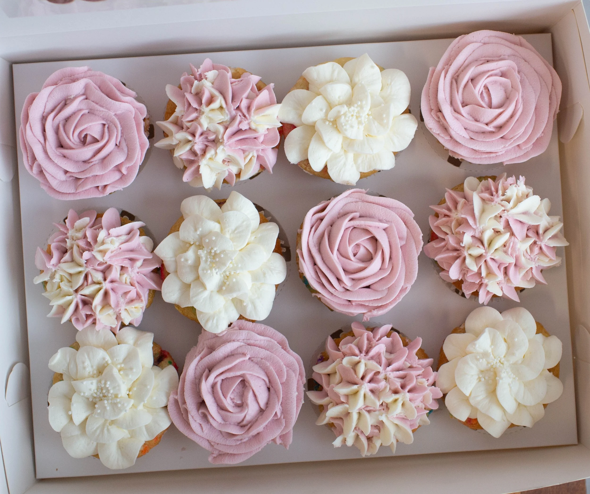 Floral Cupcake Box