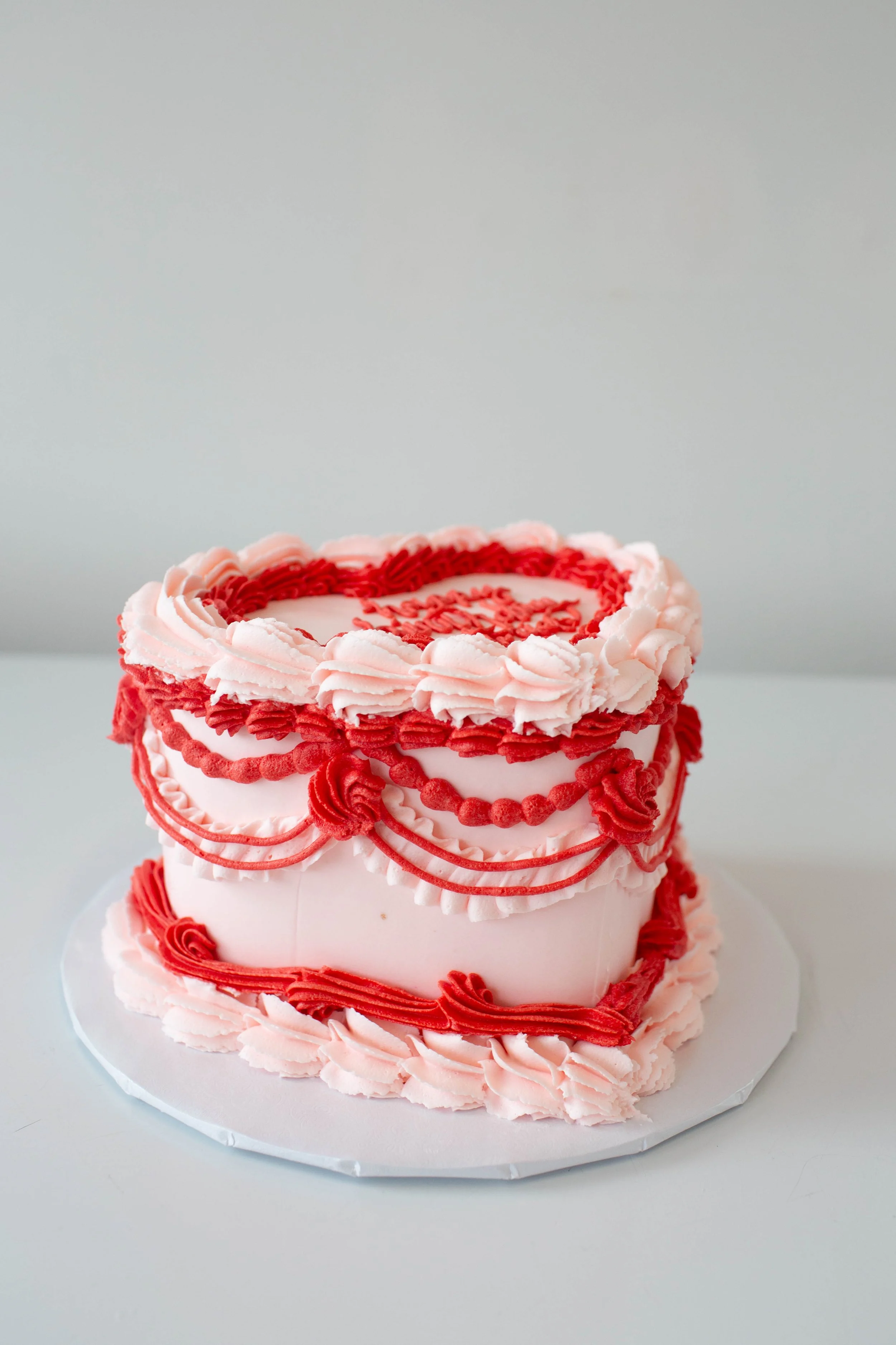 Vintage Heart Cake Decorating Class 10/17