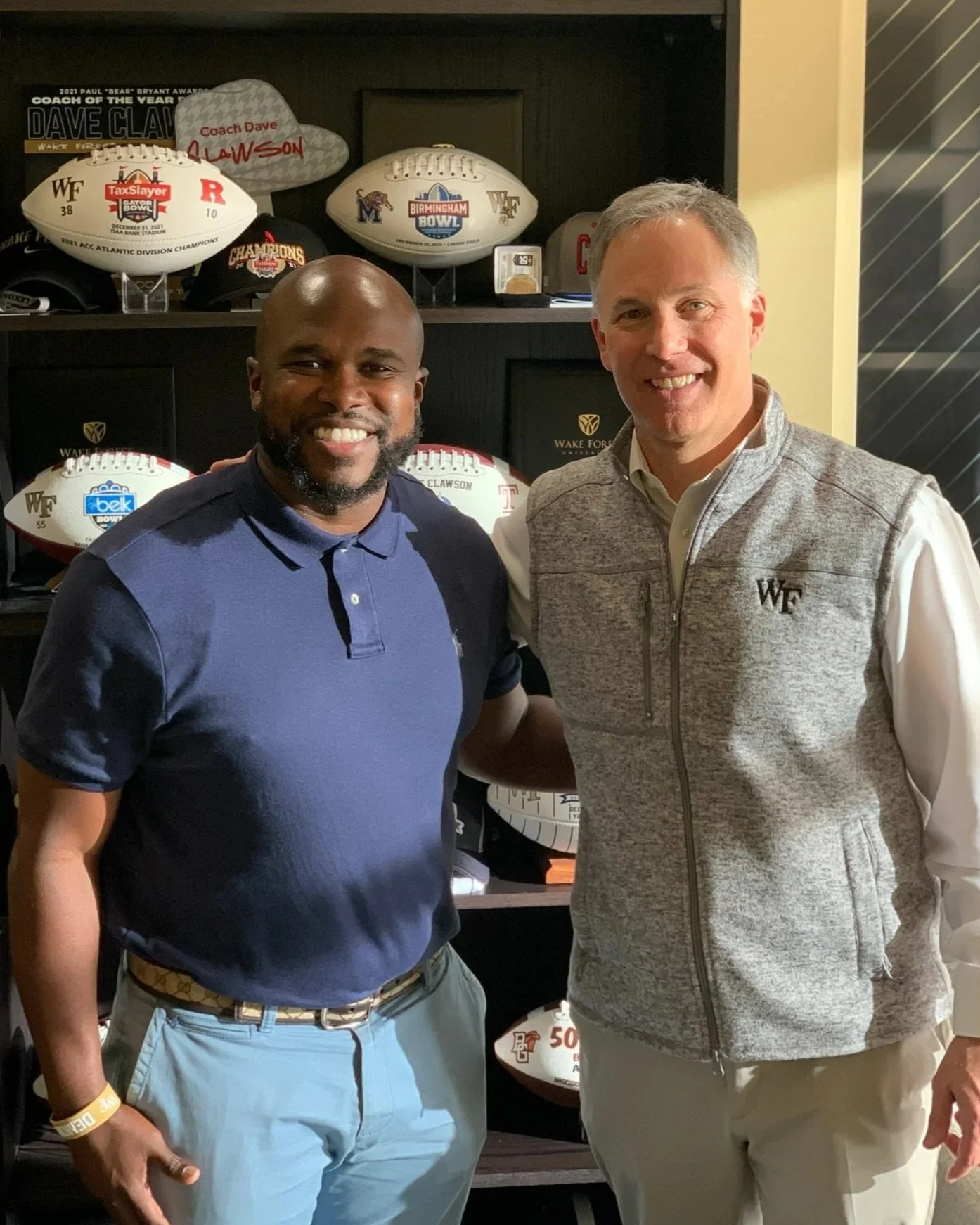 Former Wake Forest University Heach Coach Dave Clawson