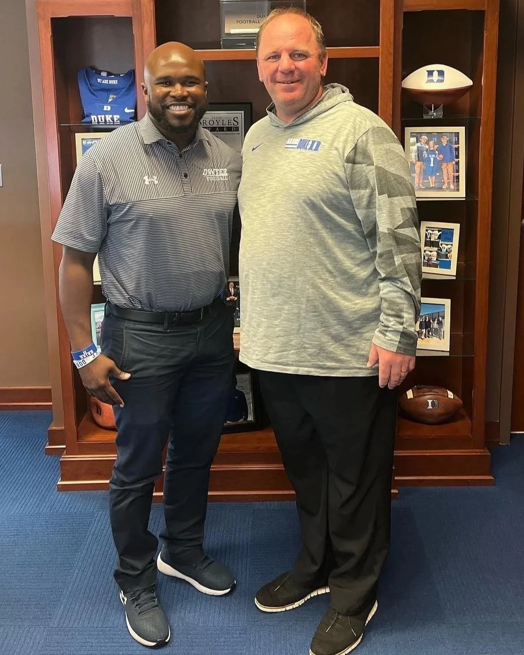 Former Duke University and current Texas A&M Head Coach Mike Elko