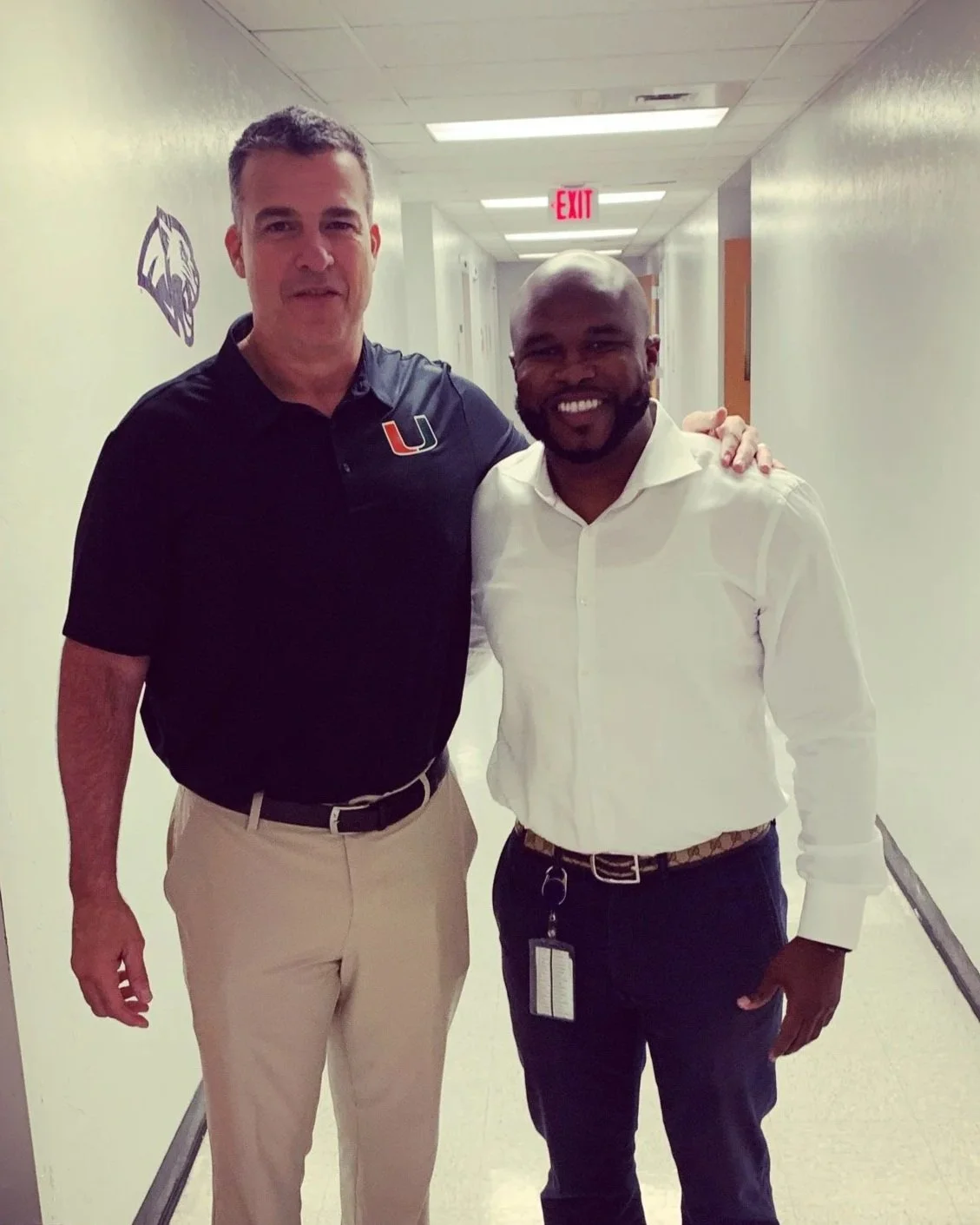 University of Miami (Florida) Head Coach Mario Cristobal