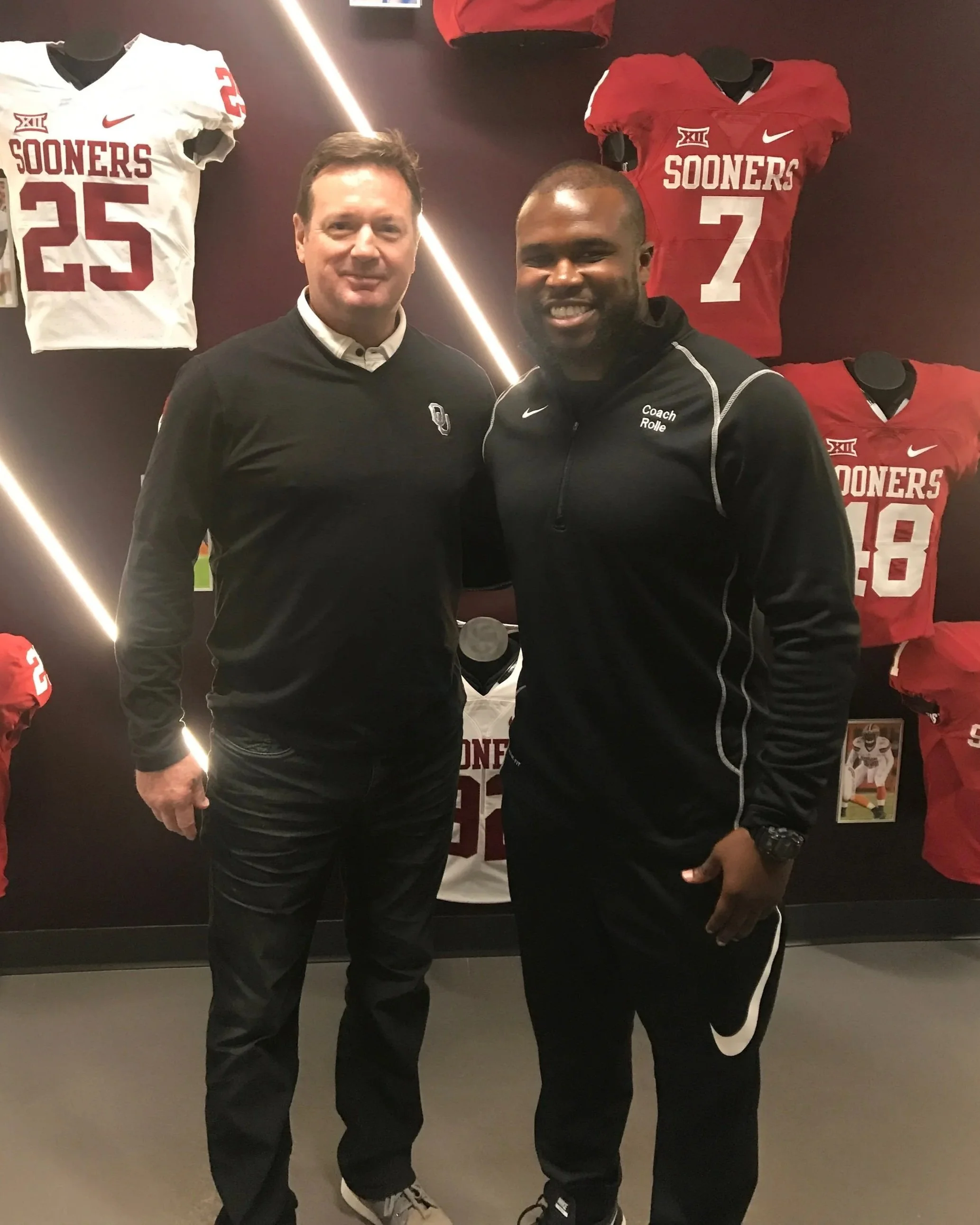 Head Coach & General Manager of Arlington Renegades,  and Former University of Oklahoma Head Coach Bob Stoops