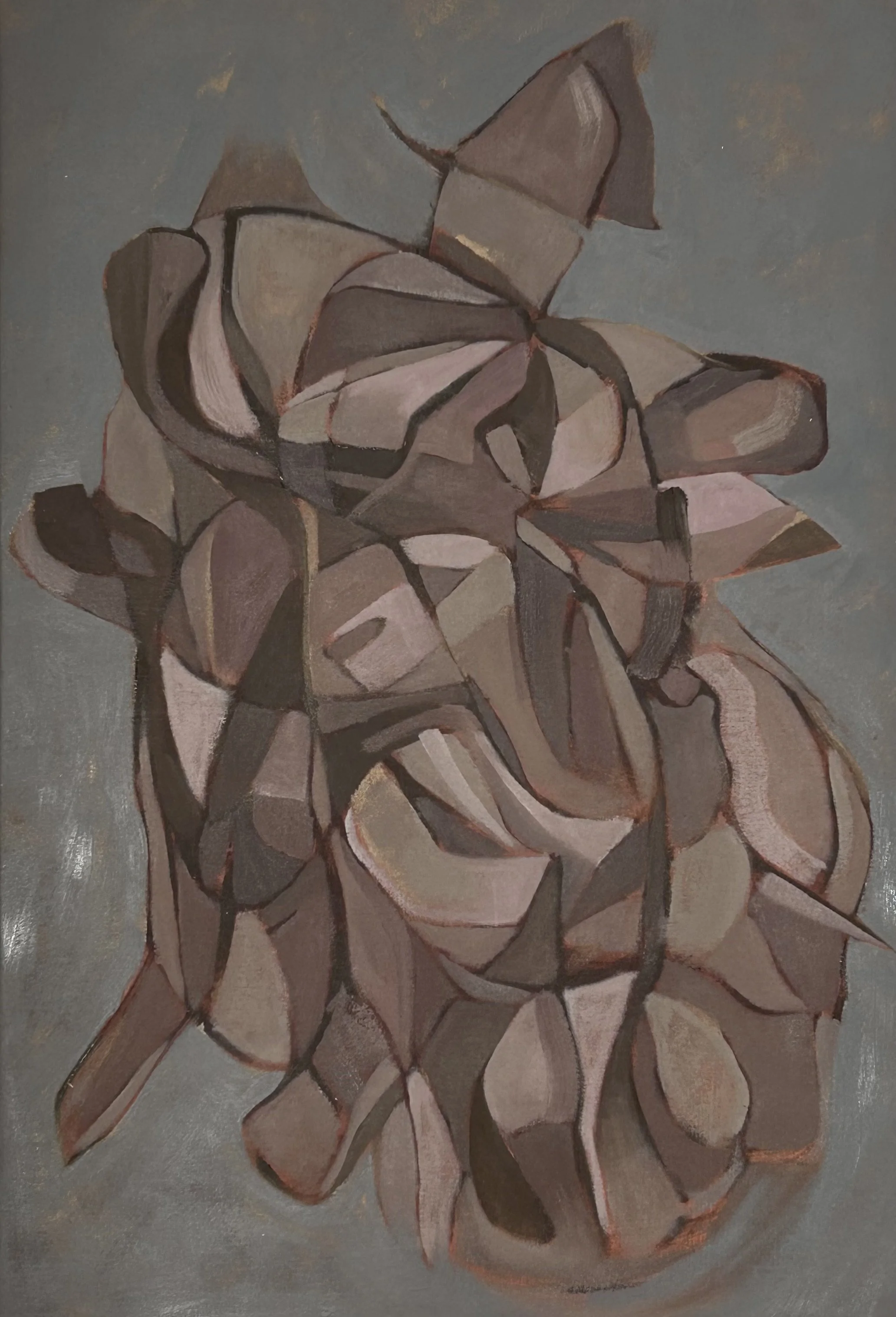 Gestural Collage 8: Landon / oil on canvas / 21"x30"
