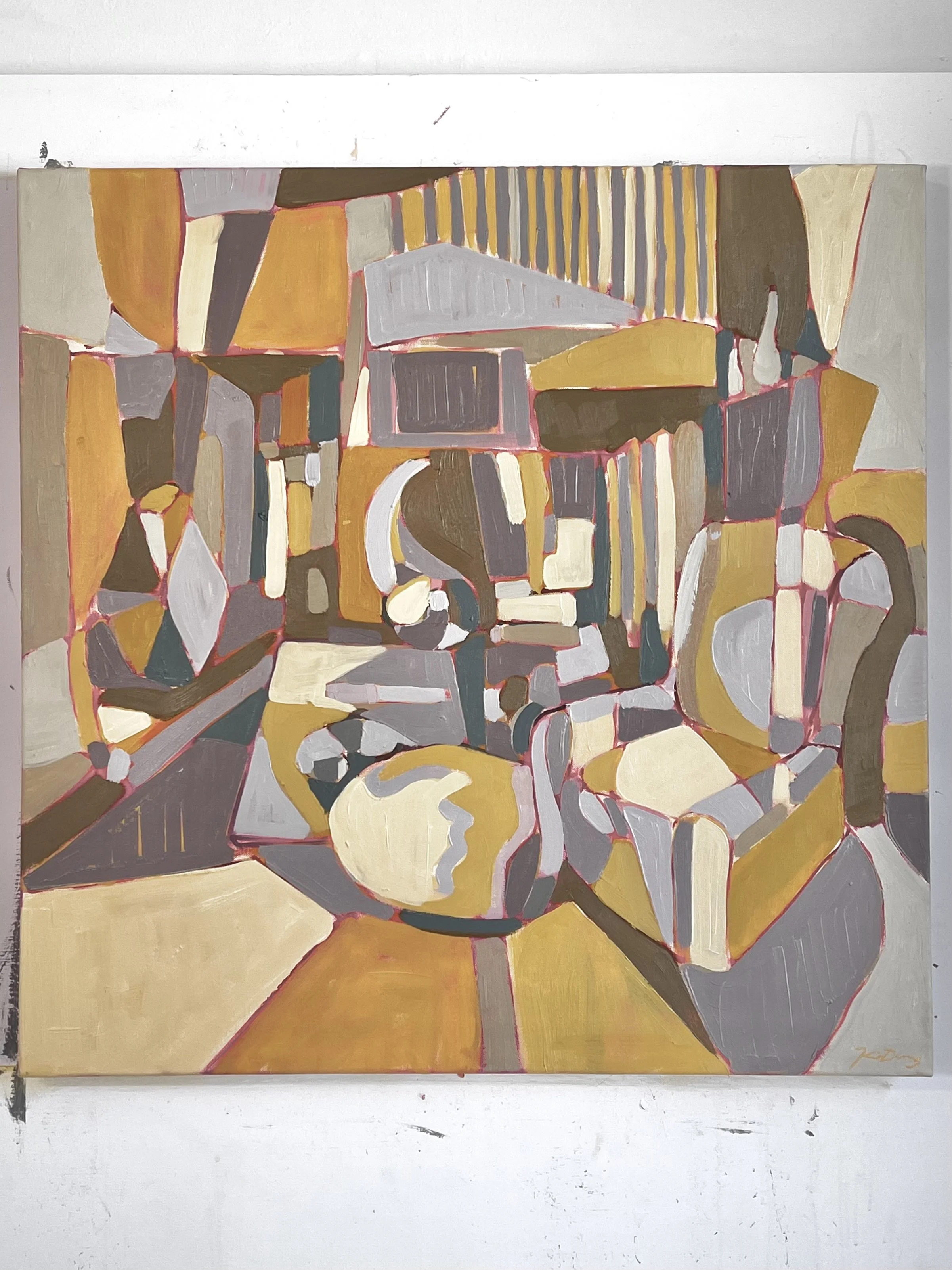 Living Room - Niver & Sara
Oil on canvas
30"x30"
$1200