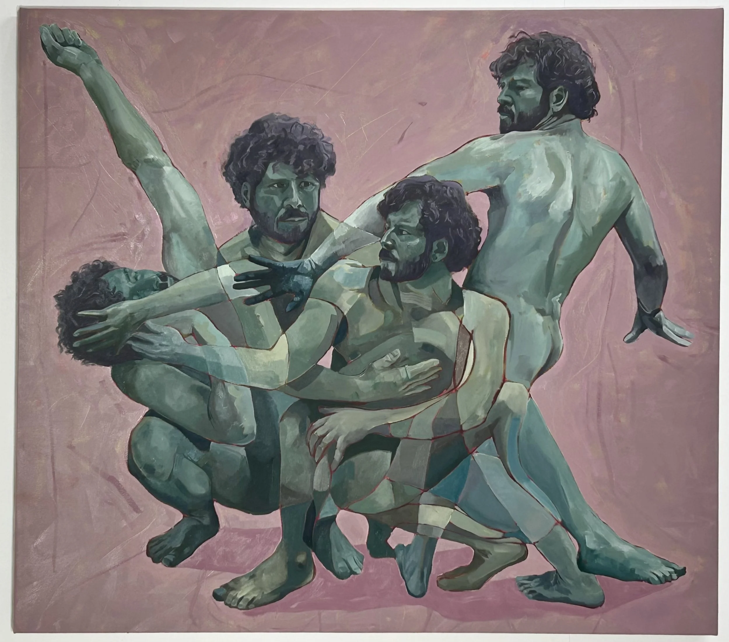 Parts 2: Landon / oil on canvas / 54 1/2”46 1/2”