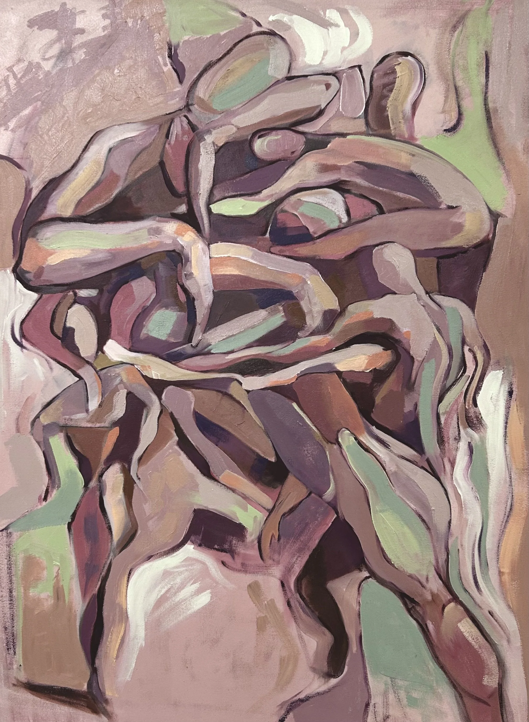 Parts 3: Union / oil on canvas / 40"x30"