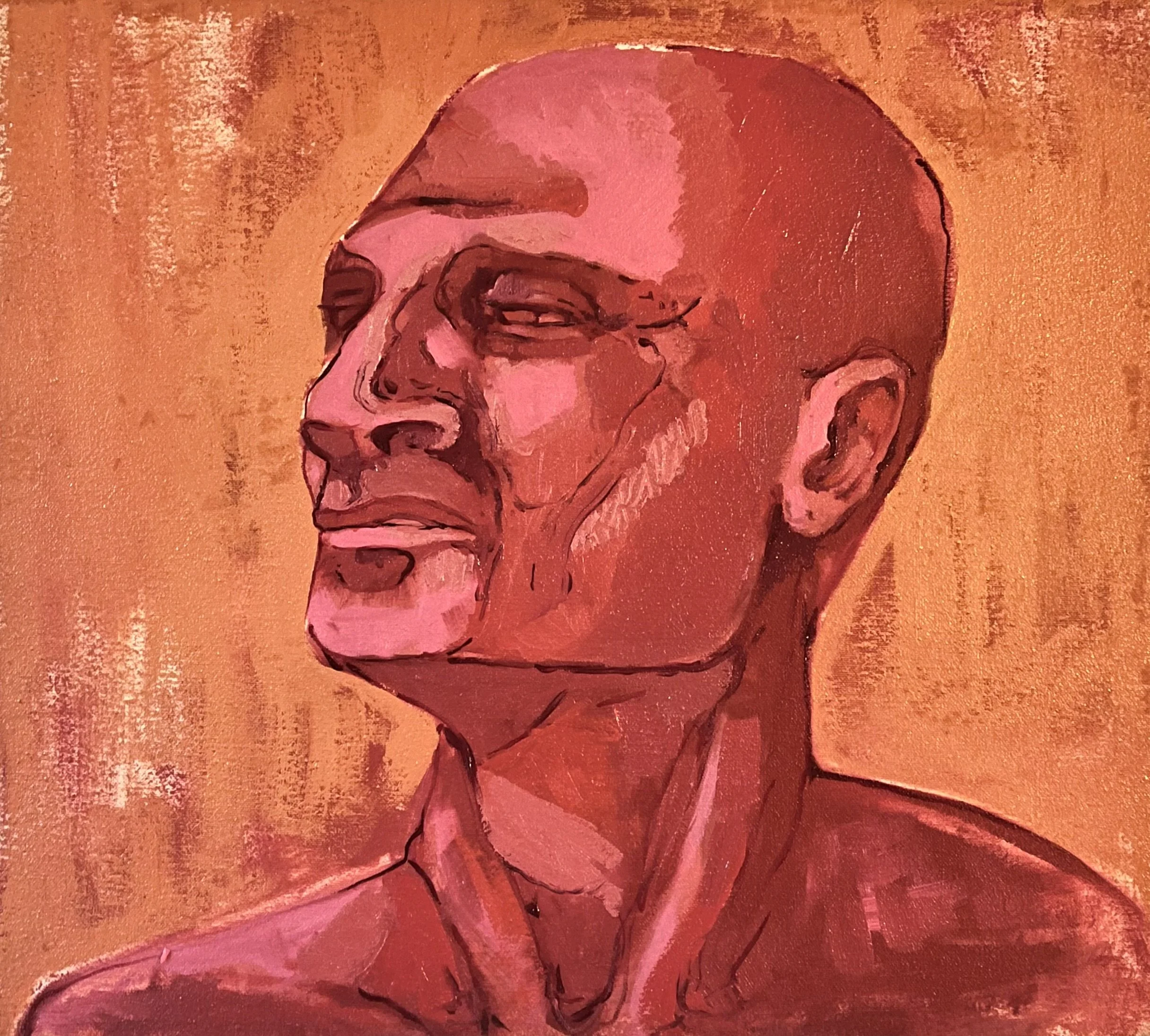 Portrait of Jeff
Oil on canvas
16" x 16"
$350