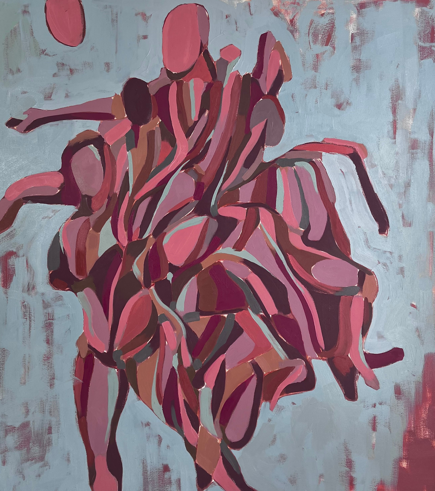 “Allison” Gesture Collage #6
Oil on canvas - 48x54