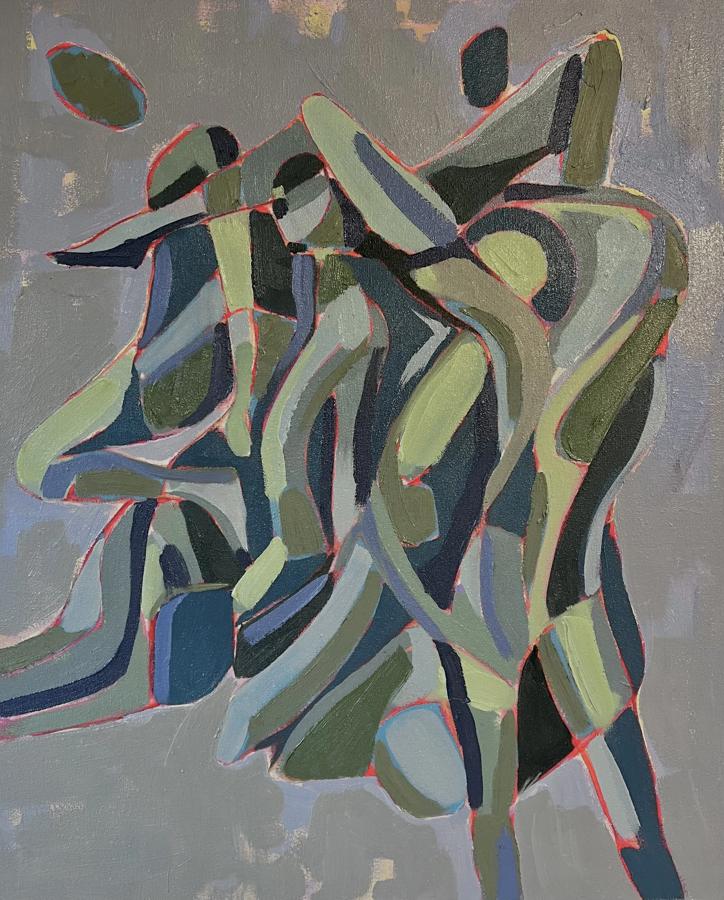Gesture Collage 4: GiGi
Oil on canvas
36"x26"
$850