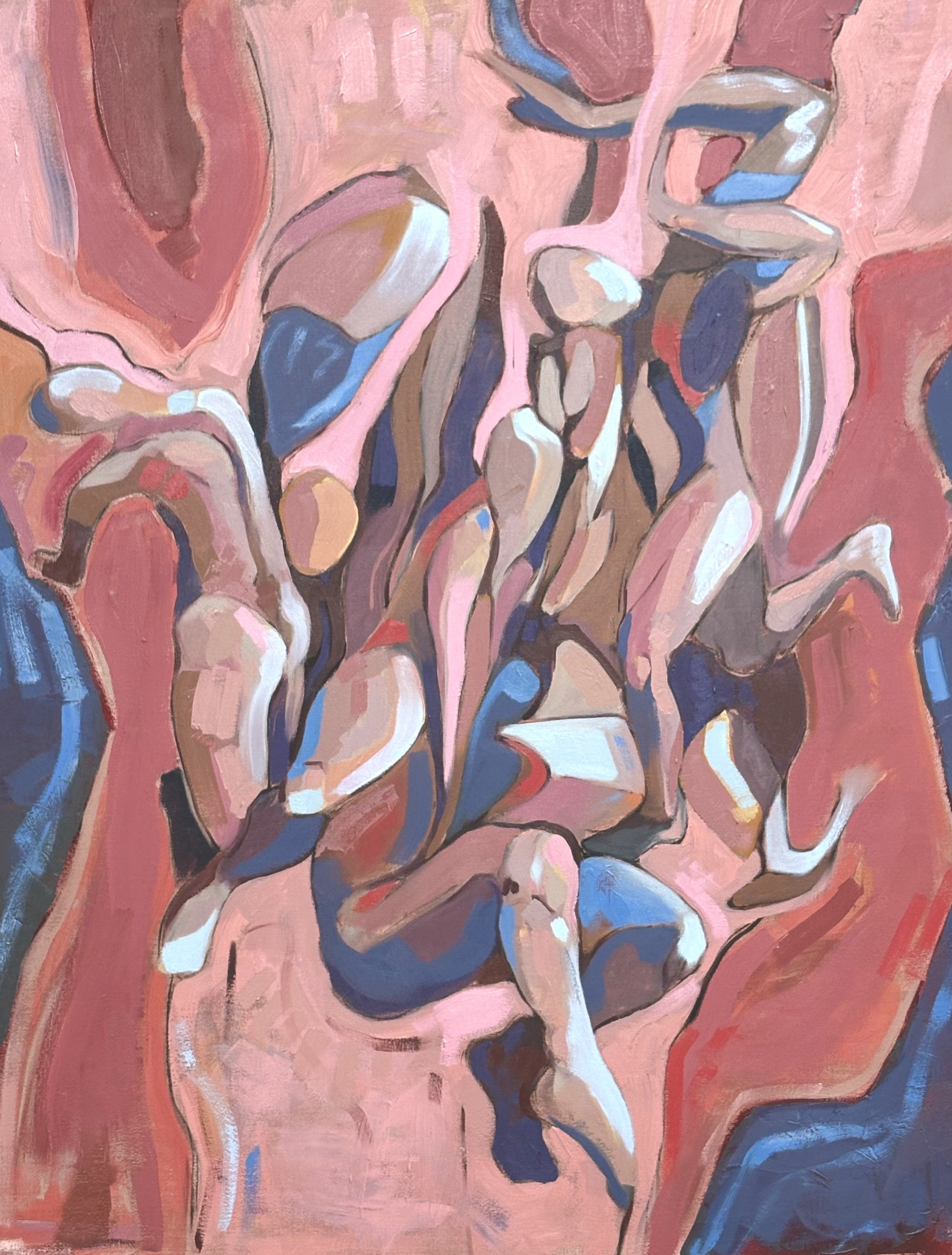 Parts 4: Accountable Community / oil on canvas / 40"x30"