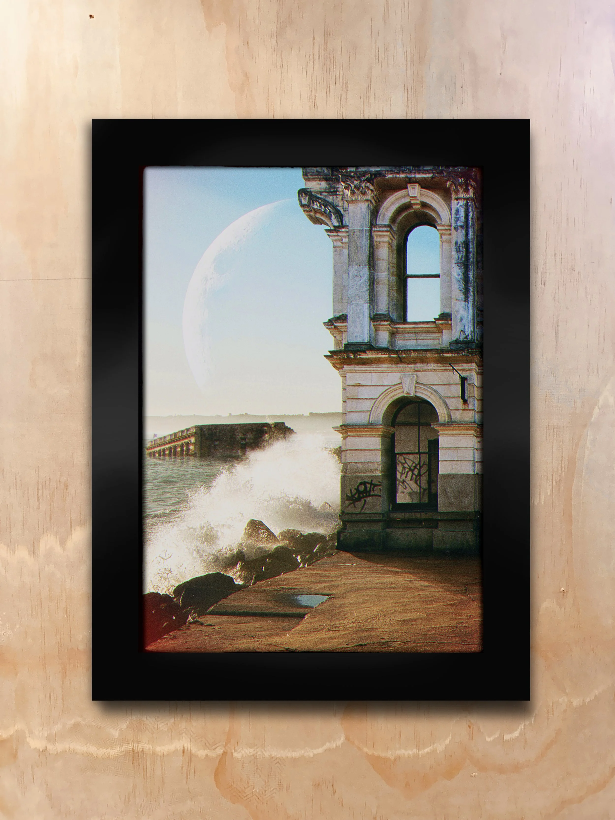 Framed A3 Print - High Tide
