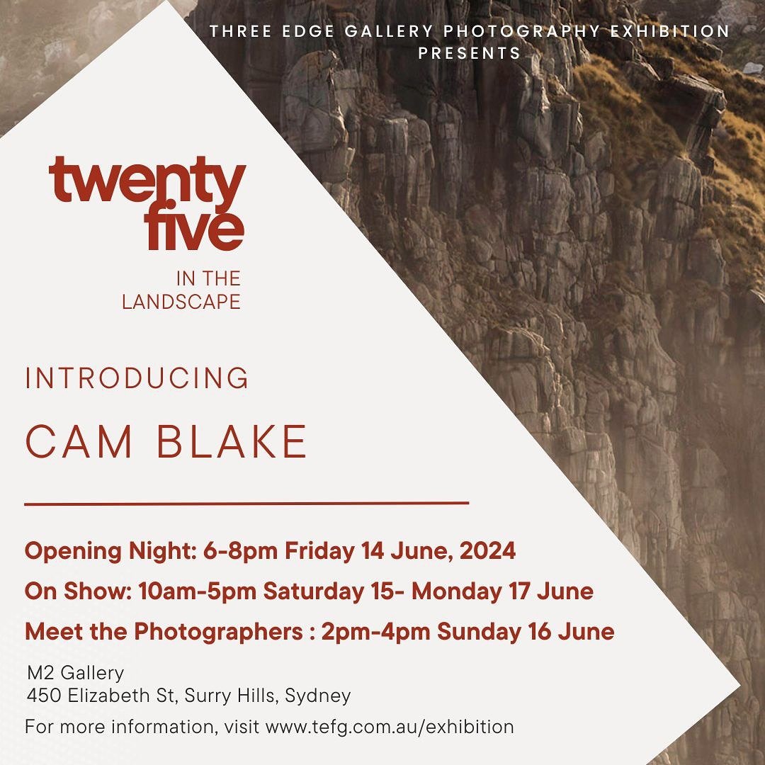 Another preview of our photographers in the exciting June exhibition in Sydney! 

Join us for the opening of &ldquo;Twenty five | In the landscape&rdquo; a Three Edge Gallery Photography Exhibition, and celebrate the diversity of our landscape captur