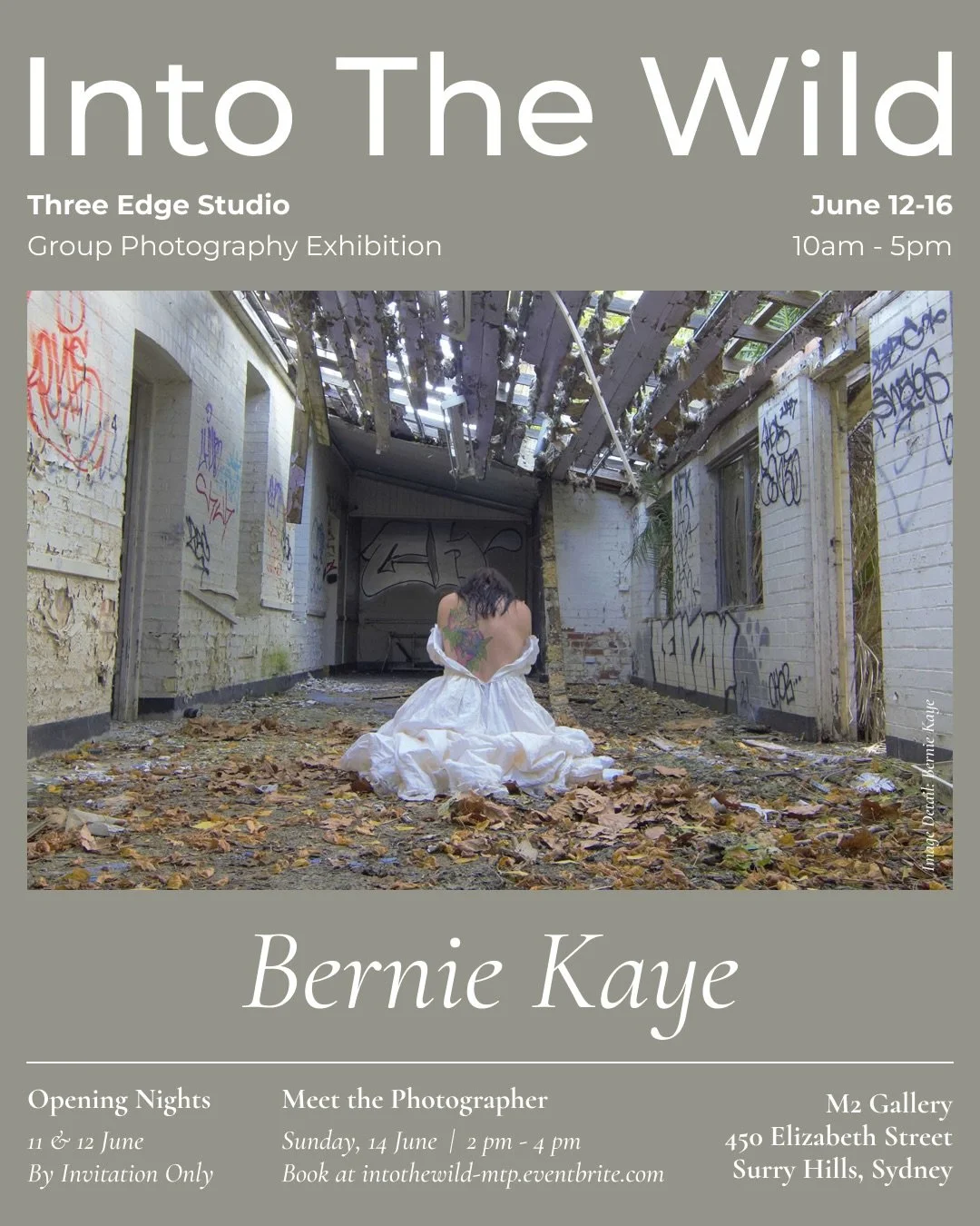 We welcome you to Into The Wild at the M2 Gallery in Sydney. Three Edge Studio Group Photography Exhibition presents an outstanding collection of 54 curated photography works by 30 photographers from Australia and New Zealand.

We are very proud to p