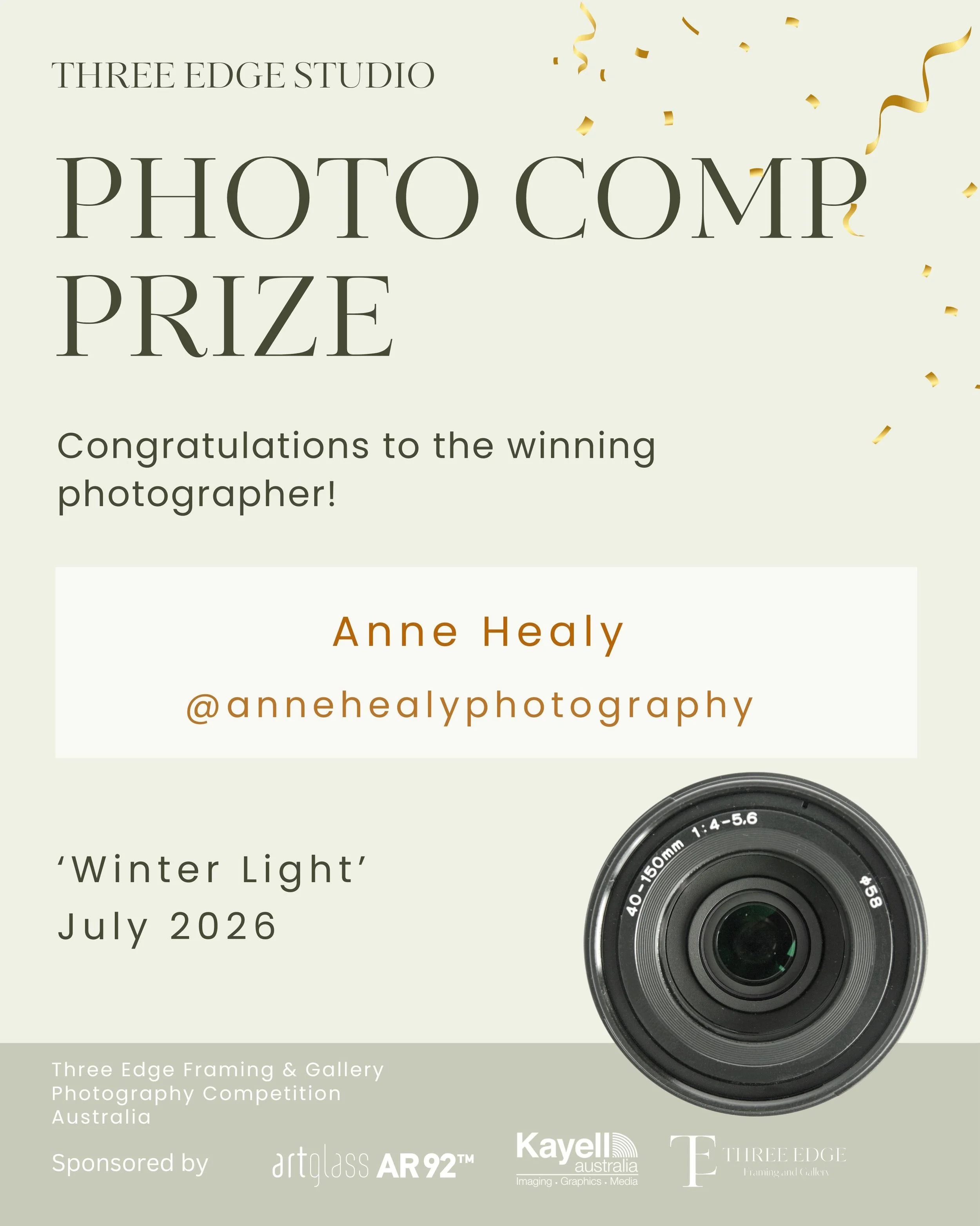Thank you to everyone who shared their wonderful images for this month&rsquo;s theme &ldquo;Winter Light&rdquo;. Our congratulations to the Top 10 finalists!

We are very excited to award the July theme prize to Anne Healy. Anne has captured soft Win