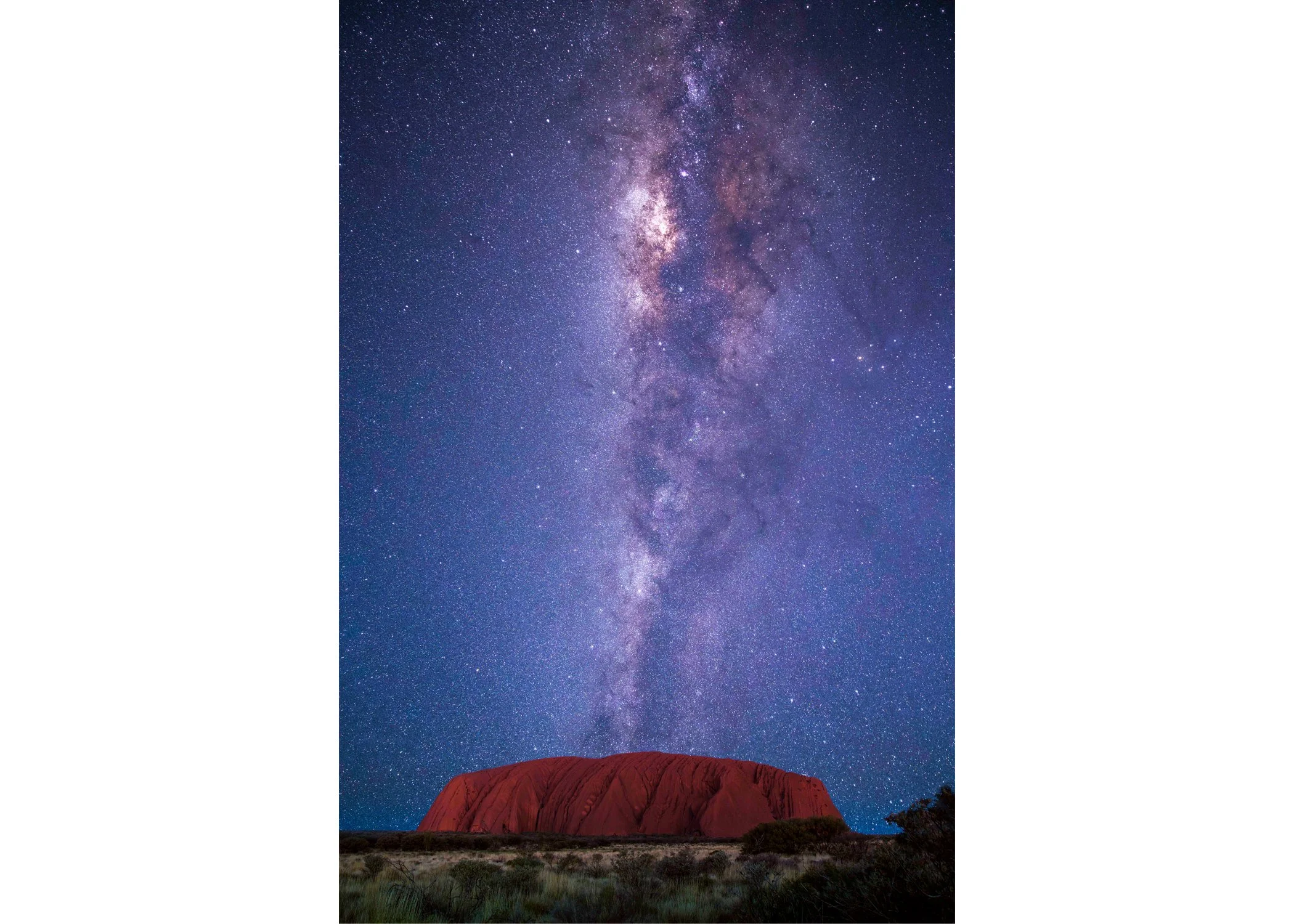 Saumya Kesurvala - Uluru and the Milky Way, $850