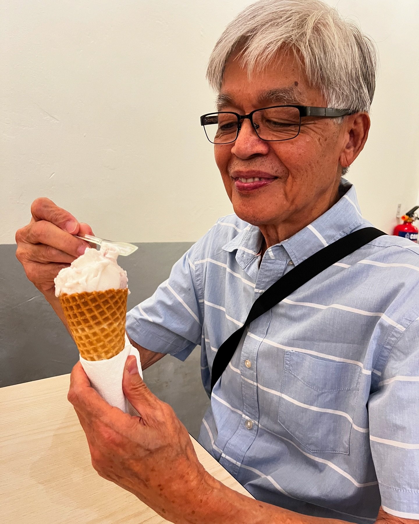 My dad Dennis passed away peacefully in his sleep on Saturday 26/10 after a long battle with pancreatic cancer. He was a generous man, full of wise advice and dead pan humour. He loved cheesy 70s love songs, and ice cream (evidence enclosed), and lau