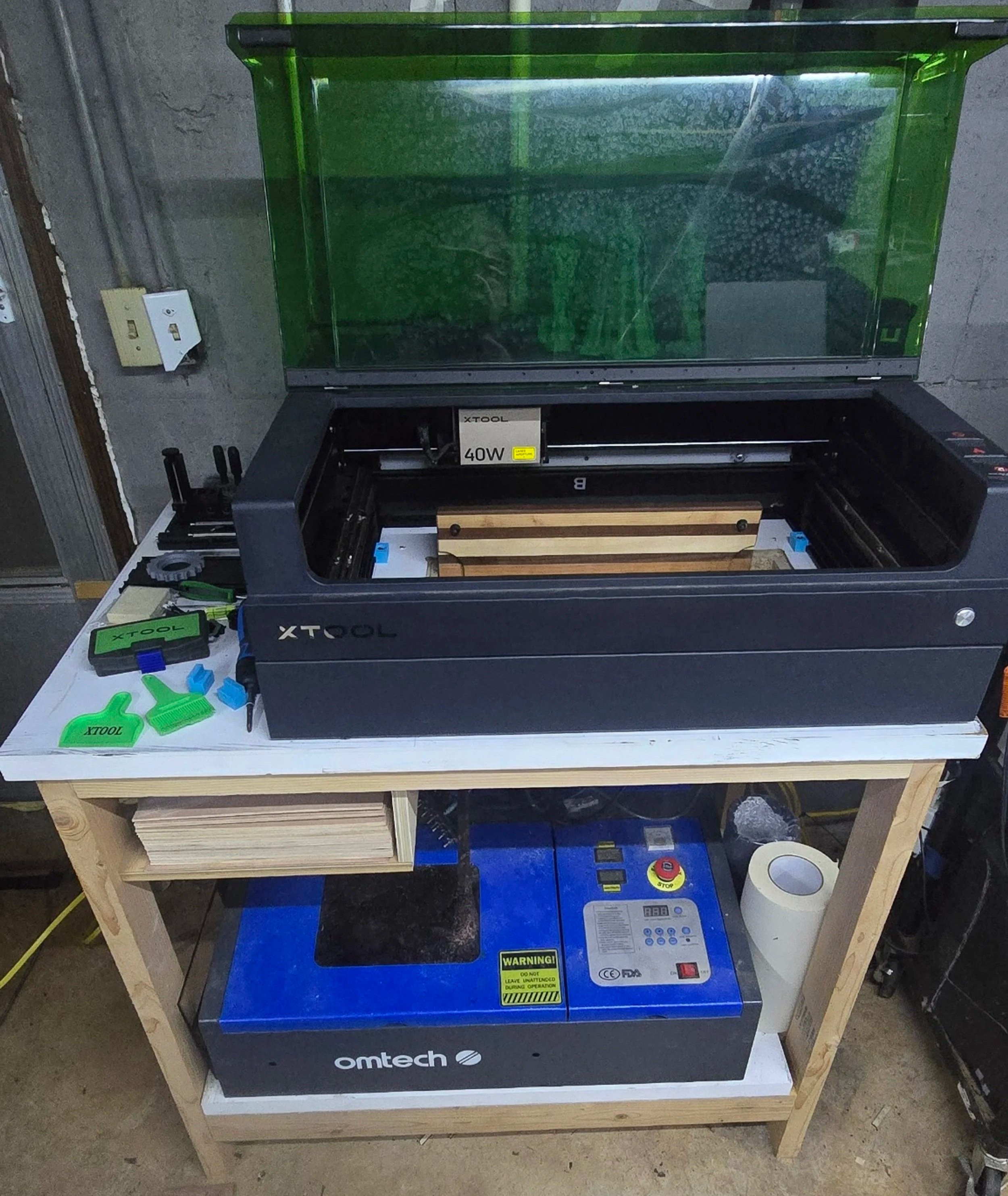 XTool Laser Engraver DIY Workbench