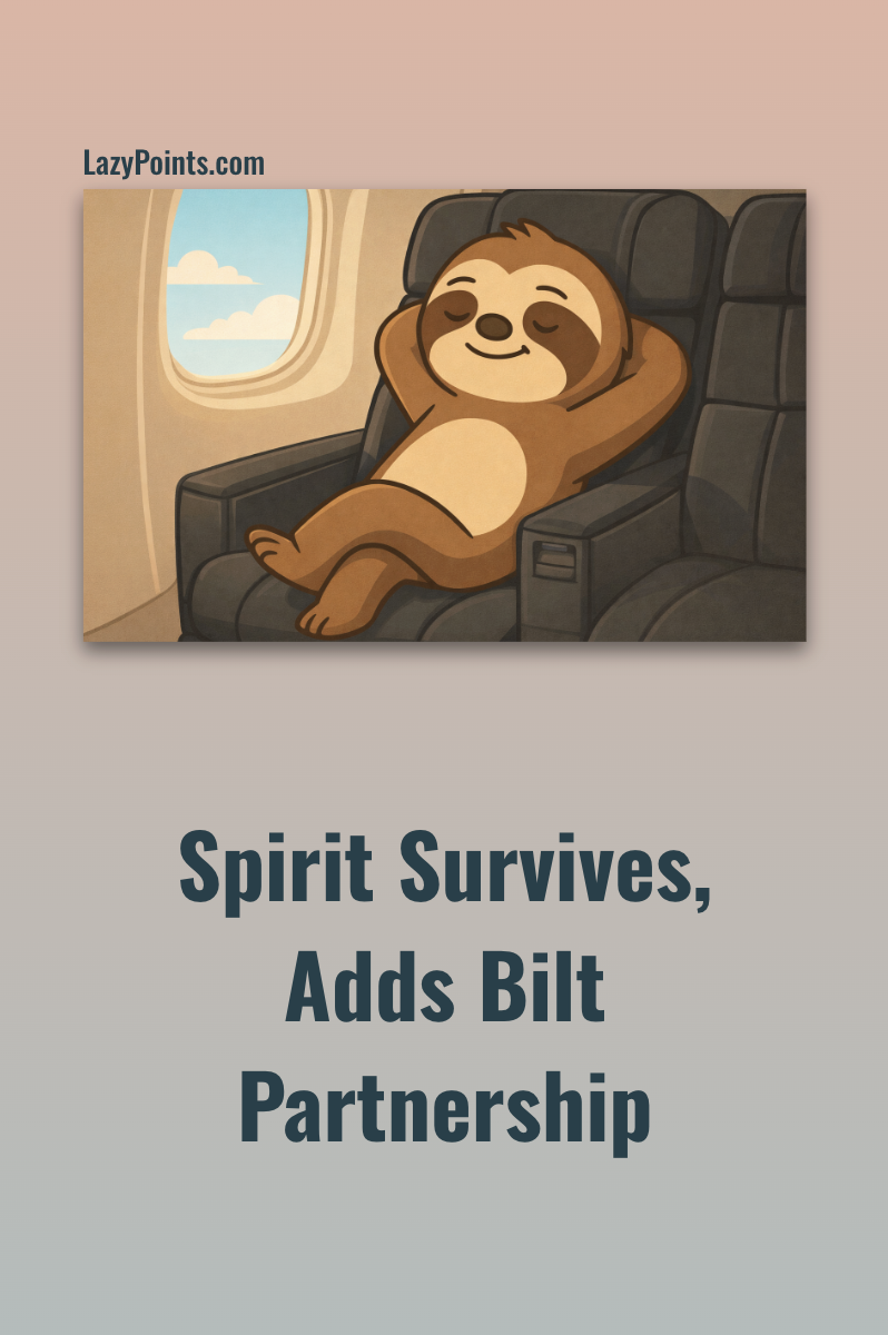 Spirit Survives (For Now), Adds Transfer Partnership With Bilt