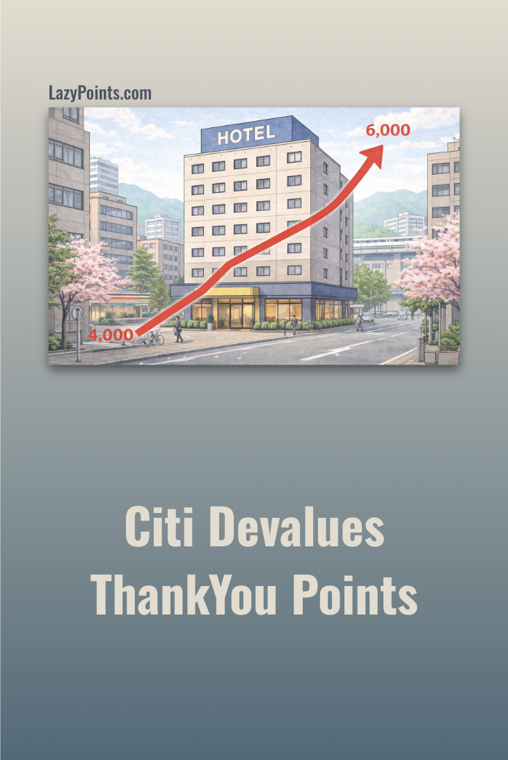 Citi Devalues ThankYou Points