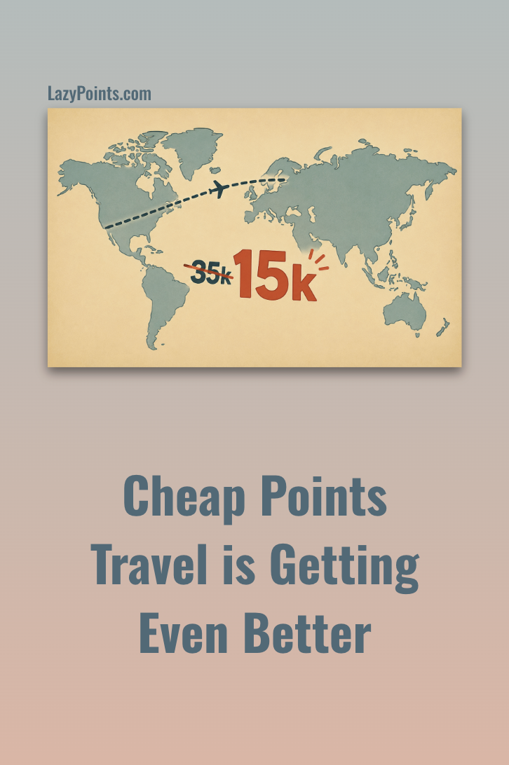 Cheap Points Travel Just Got Better