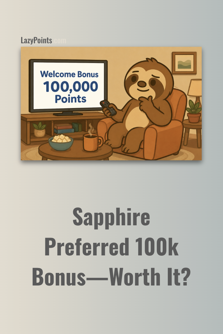 A Record Sapphire Preferred Bonus—But is it Worth It?