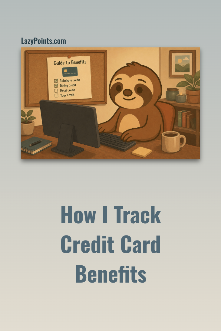 How I Track Credit Card Benefits