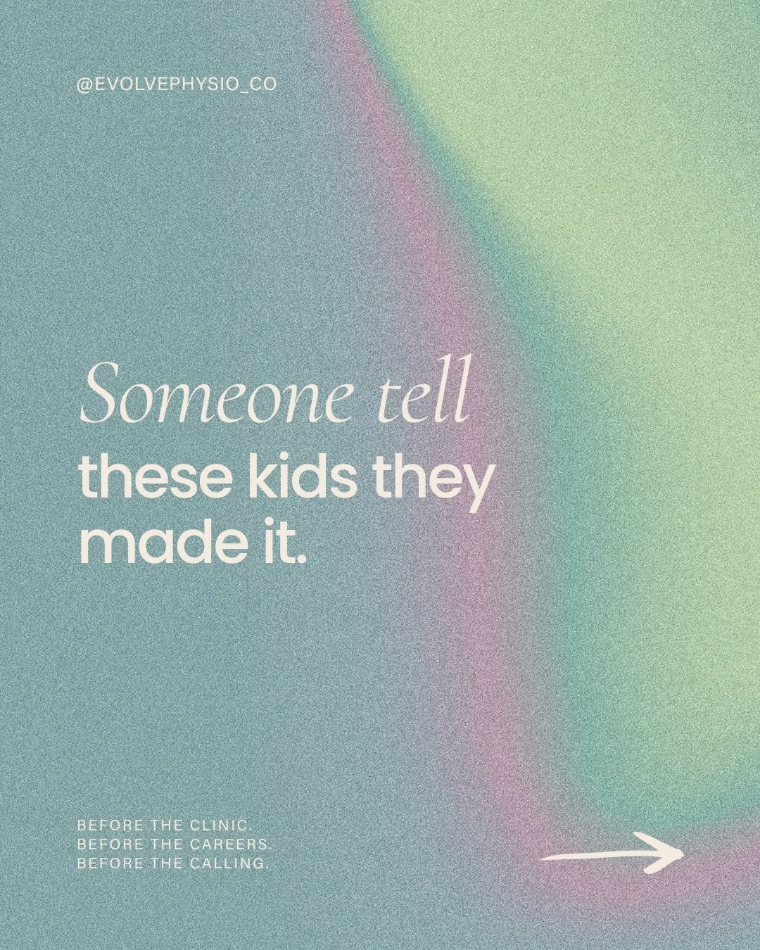 Before the degrees.
Before the early mornings.
Before the responsibility of caring for others.

There were just big dreams.

Now they&rsquo;re the steady hands in someone&rsquo;s recovery.
The calm voice when someone doesn&rsquo;t know where to start