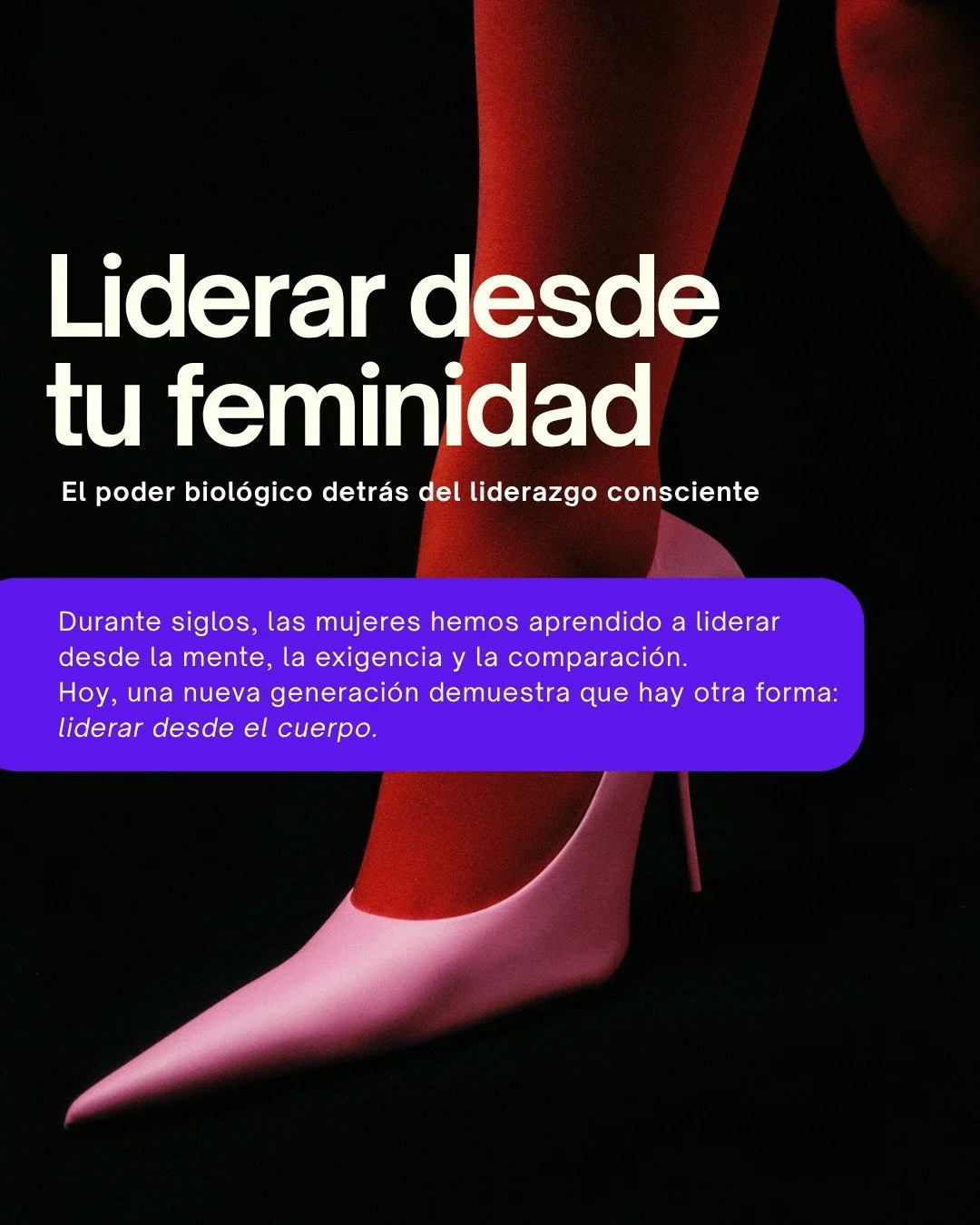 Durante siglos nos ense&ntilde;aron a liderar desde la mente, la exigencia y la comparaci&oacute;n.
Pero hoy, una nueva generaci&oacute;n de fundadoras est&aacute; demostrando que existe otra forma: liderar desde la feminidad.

Este viernes 7 de novi