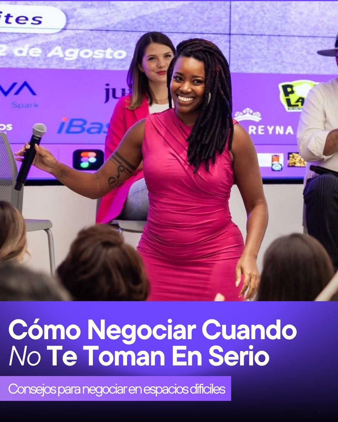 Negociar cuando no te toman en serio no es intuici&oacute;n: es t&eacute;cnica, claridad y l&iacute;mites.
Este carrusel es para las mujeres que han tenido que entrar a cuartos hostiles, sostener su valor y demostrarlo con hechos&hellip; no con permi