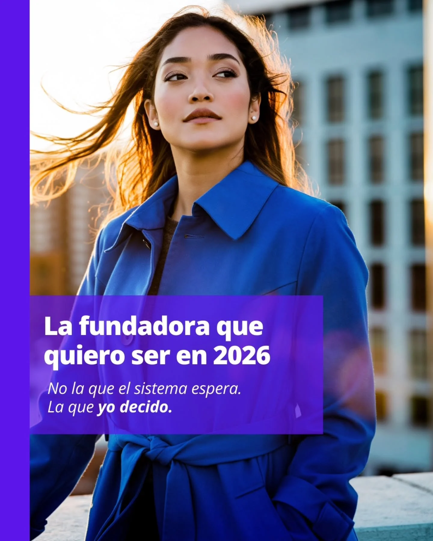 La fundadora que quiero ser no nace de deseos. Nace de decisiones. De asumir lo que incomoda, de soltar lo que estorba y de construir h&aacute;bitos que sostengan la vida que dices querer.

No es una aspiraci&oacute;n: es un perfil operativo.
Una muj