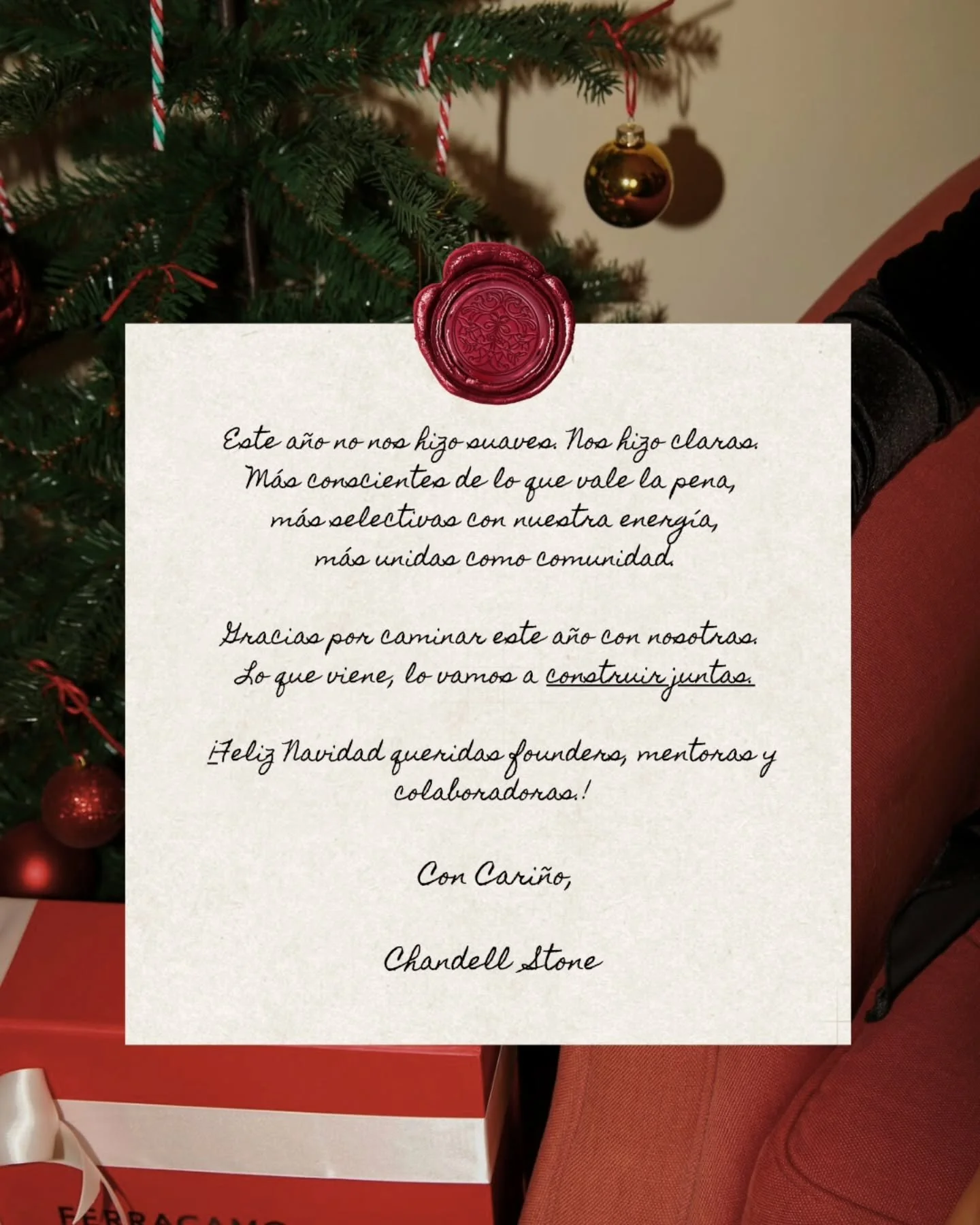 Esta Navidad hacemos una pausa.
Para agradecer lo aprendido, lo intentado
y lo compartido en el camino.

Gracias por estar, por sumar,
por formar parte de esta comunidad.

Que estos d&iacute;as traigan descanso y claridad.

#founders #christmas