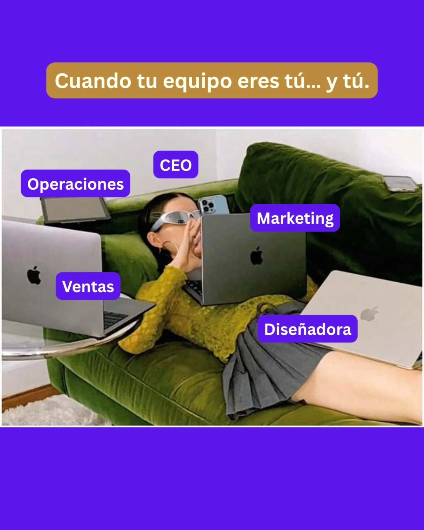 'Alguien de mi equipo se comunicar&aacute; contigo' Y eres tu desde otro celular 🤳

#meme #founder