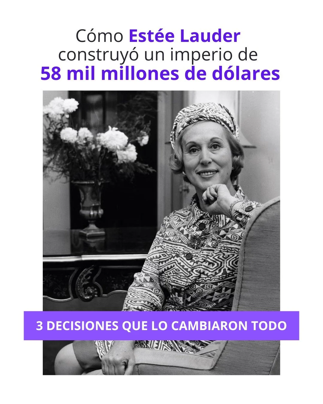 Est&eacute;e Lauder entendi&oacute; algo antes que todos: no basta con tener un buen producto. Hay que controlar c&oacute;mo se percibe, c&oacute;mo se prueba y c&oacute;mo se repite.

Eso fue todo.
El resto es consecuencia.

#esteelauder