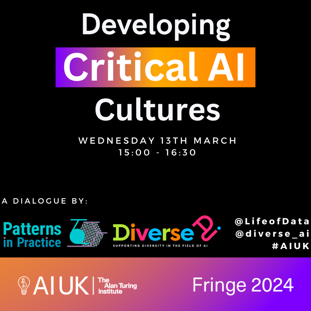 Developing Critical AI Cultures — Diverse AI