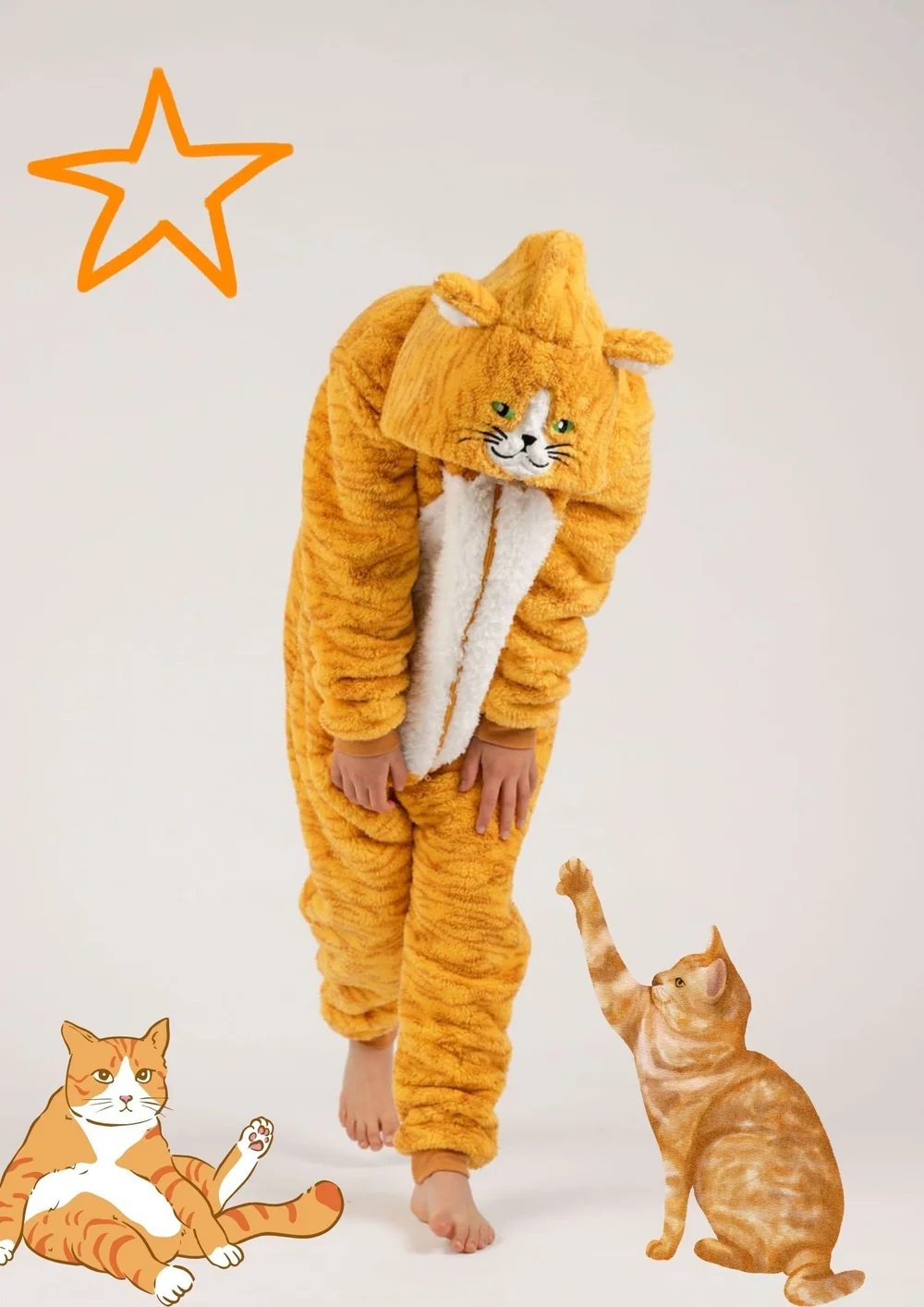 orange cat dress Phoenix the orange kitten in a pink dress