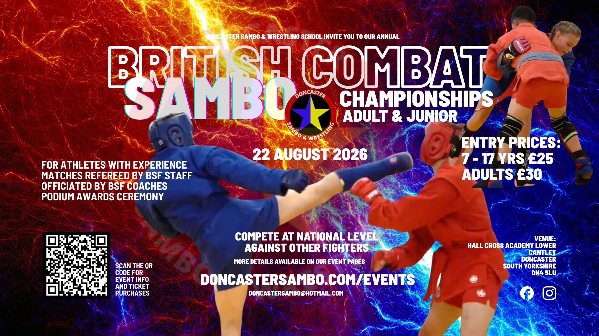 BRITISH Combat SAMBO 2026 CHAMPIONSHIPS 