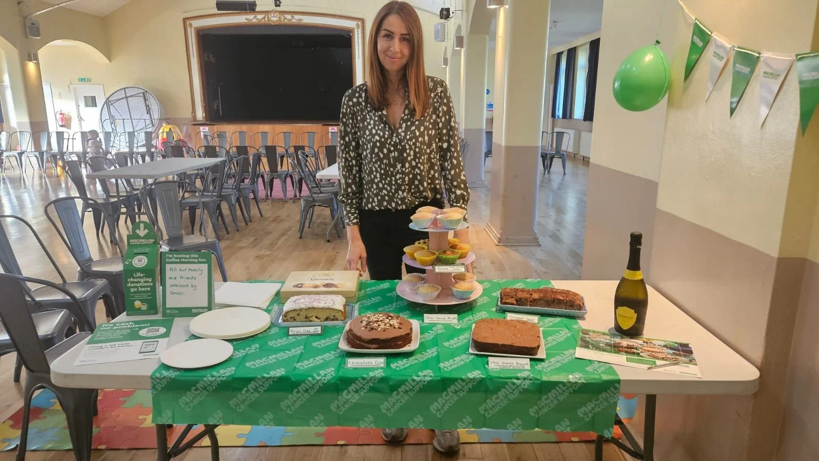 Victoria Hosts a Coffee Morning in Aid of Macmillan Cancer Support
