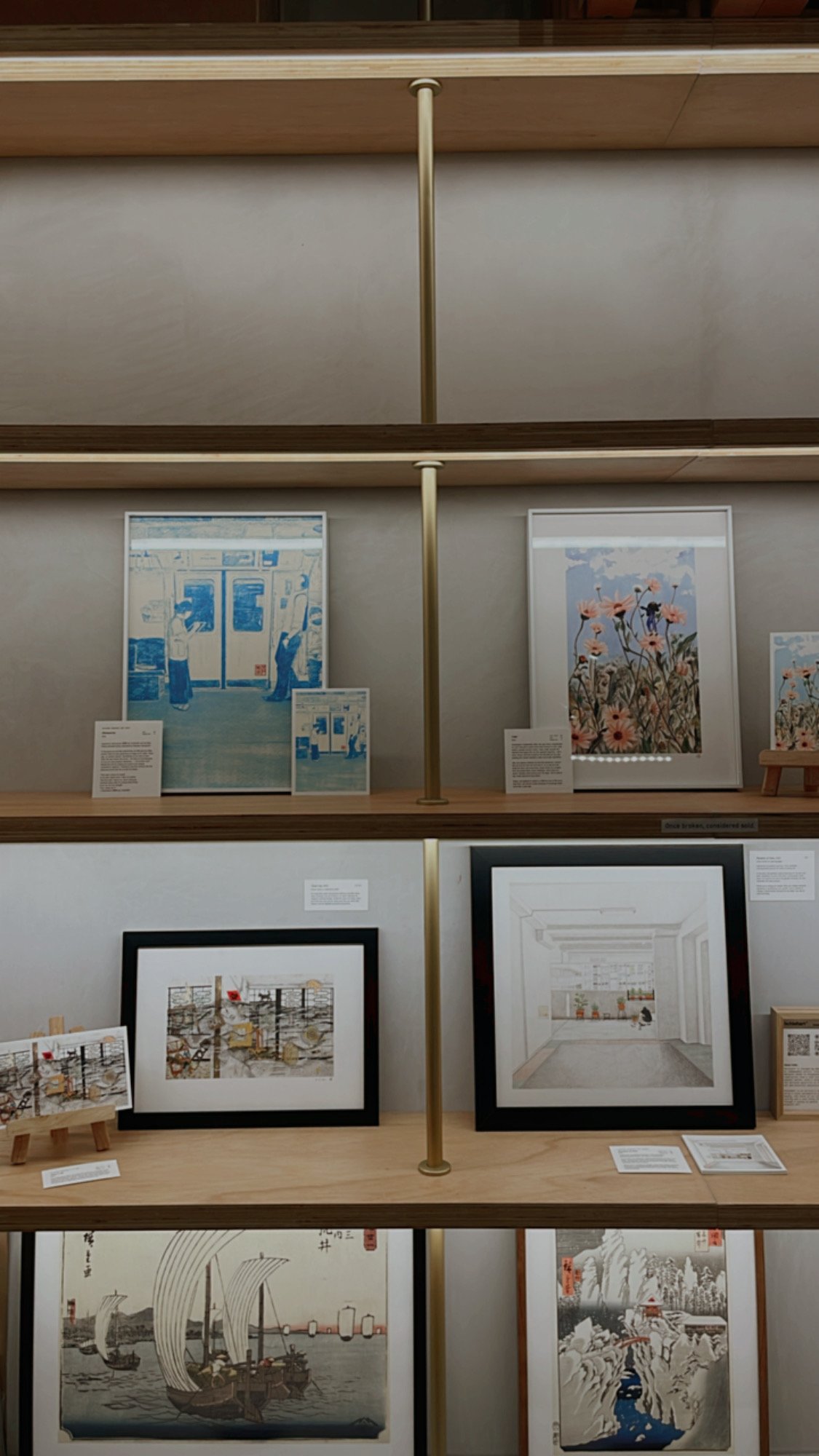 Original pieces are up for viewing and purchase.