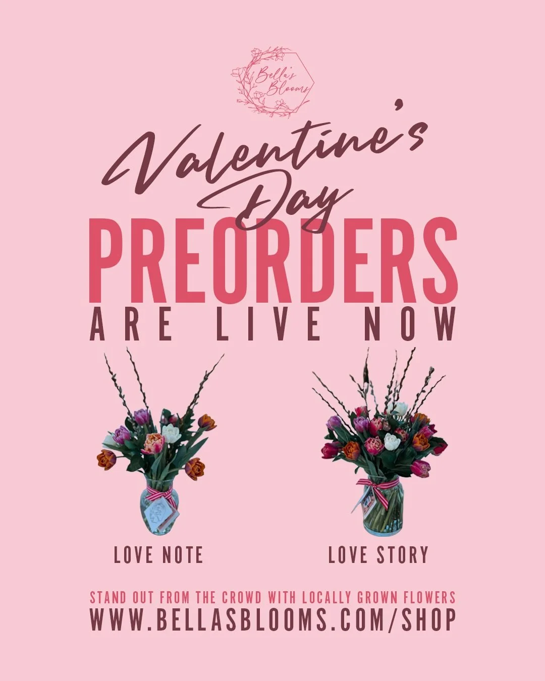 Valentine&rsquo;s Day has a way of sneaking up on people. Let us help you get ahead of it with something that feels genuinely thoughtful - premium double tulips, grown right here in Erie, PA. 🌷

We&rsquo;re now accepting preorders for Valentine&rsqu