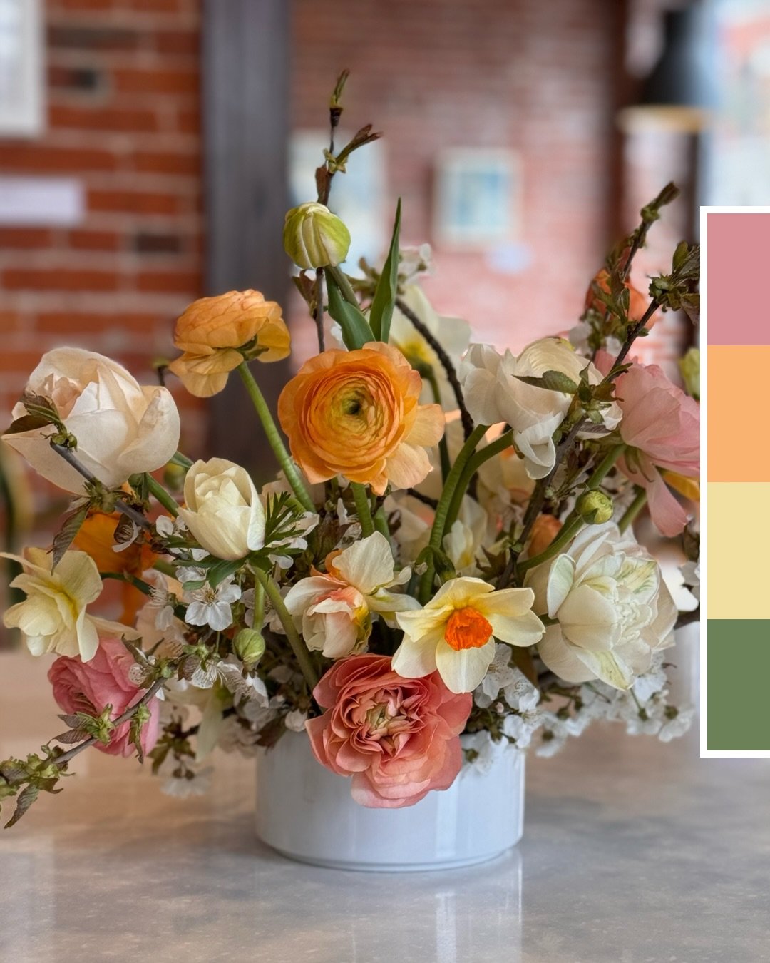 &ldquo;Soft Arrival&rdquo;

Venue: @emberandforge
Season: Spring 🌸

A joyful gathering to welcome new life, set inside one of our favorite coffee spots, in the heart of Erie. Rose, peach, soft yellow, and fresh greens came together in a palette that